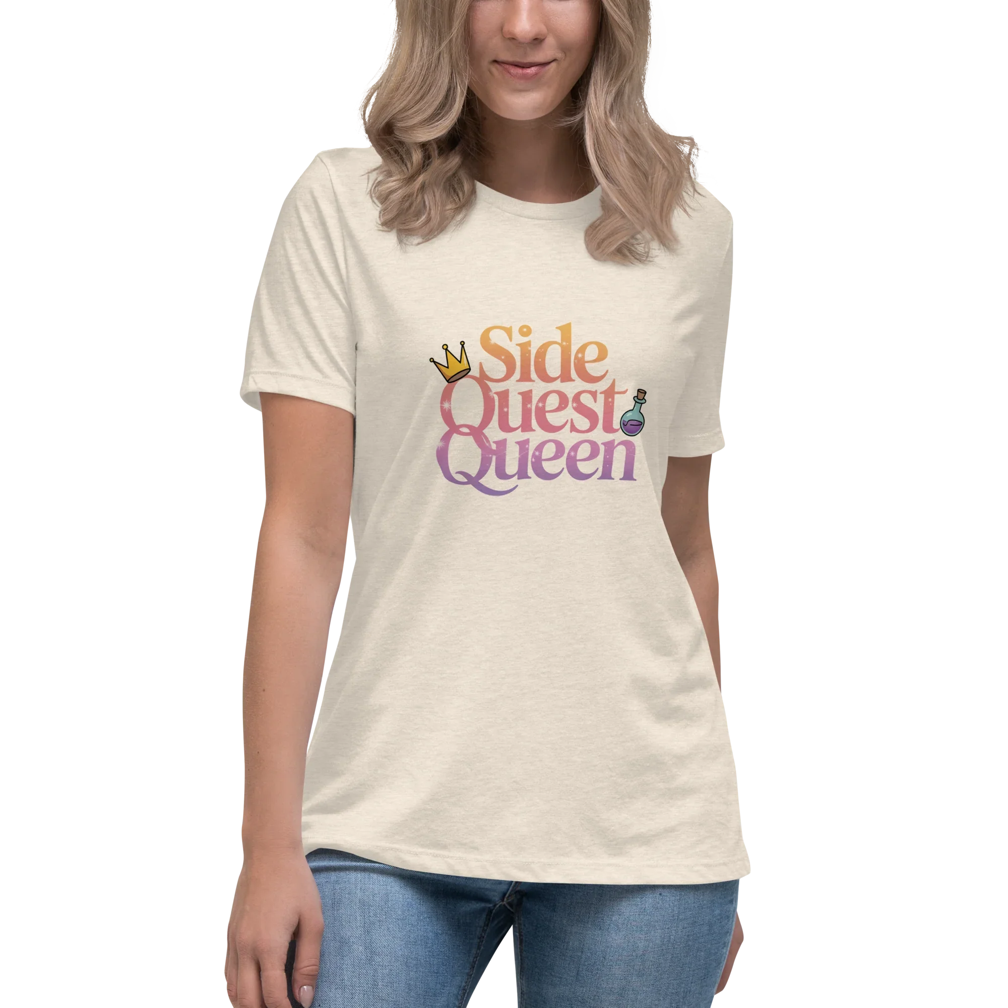 Side Quest Queen Shirt – Fantasy Gamer Girl Tee - RaZits