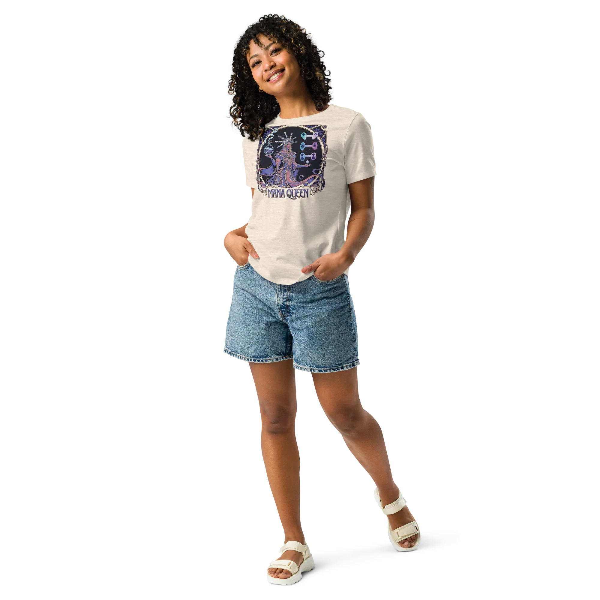 Mana Queen Shirt – Fantasy Sorceress Gamer Tee - RaZits