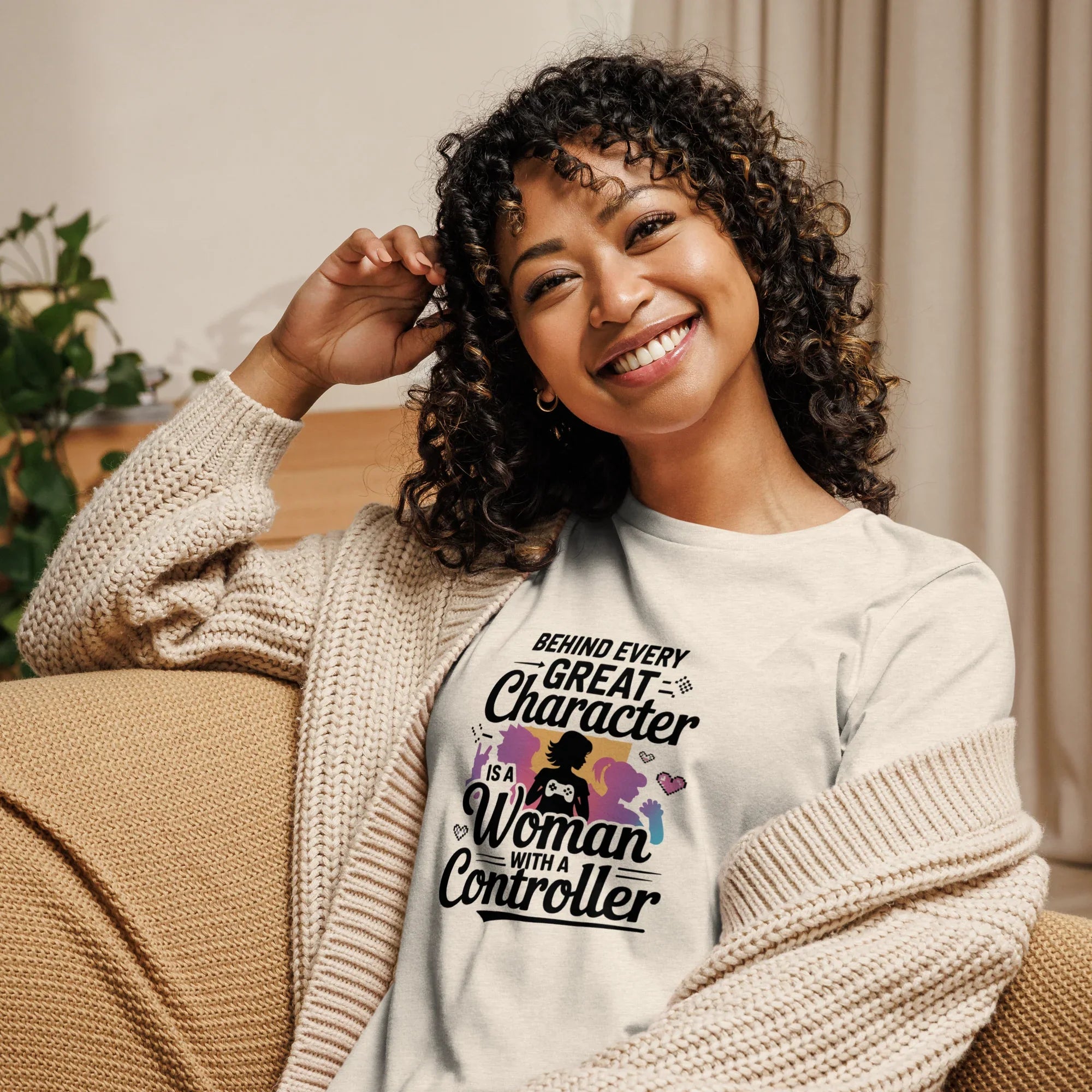 Woman with a Controller Shirt – Gamer Girl Power Tee - RaZits