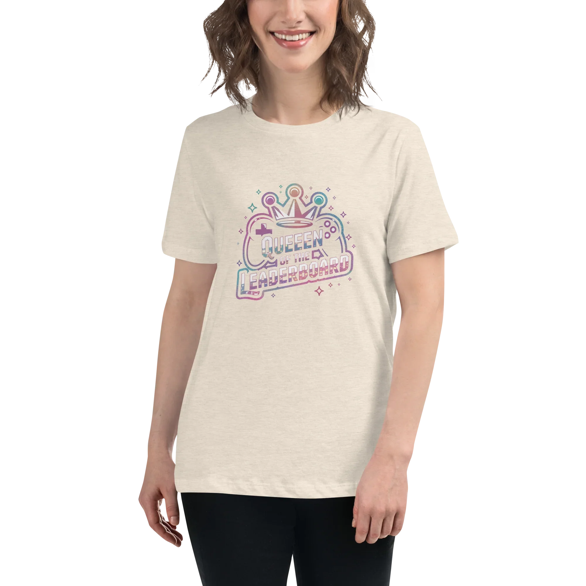 Queen of the Leaderboard Shirt – Gamer Girl Tee - RaZits