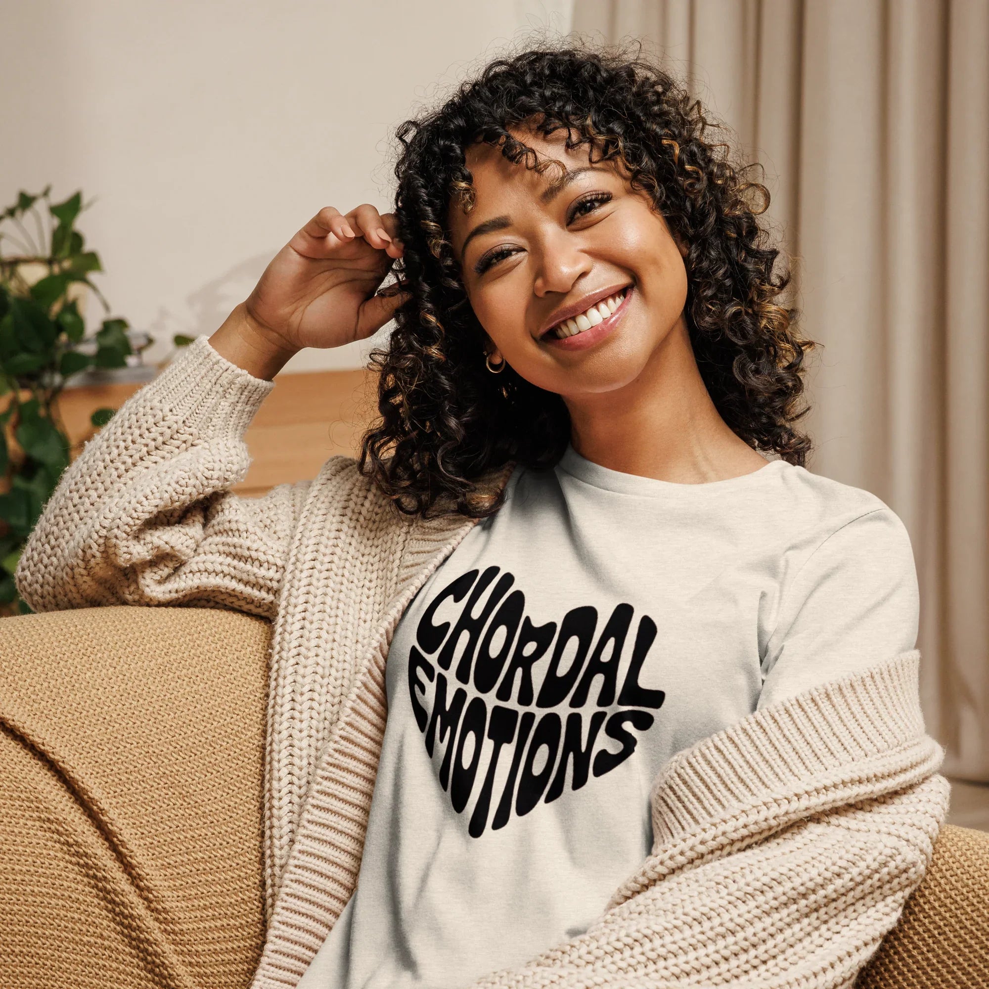 Chordal Emotions Groovy Heart Tee - RaZits