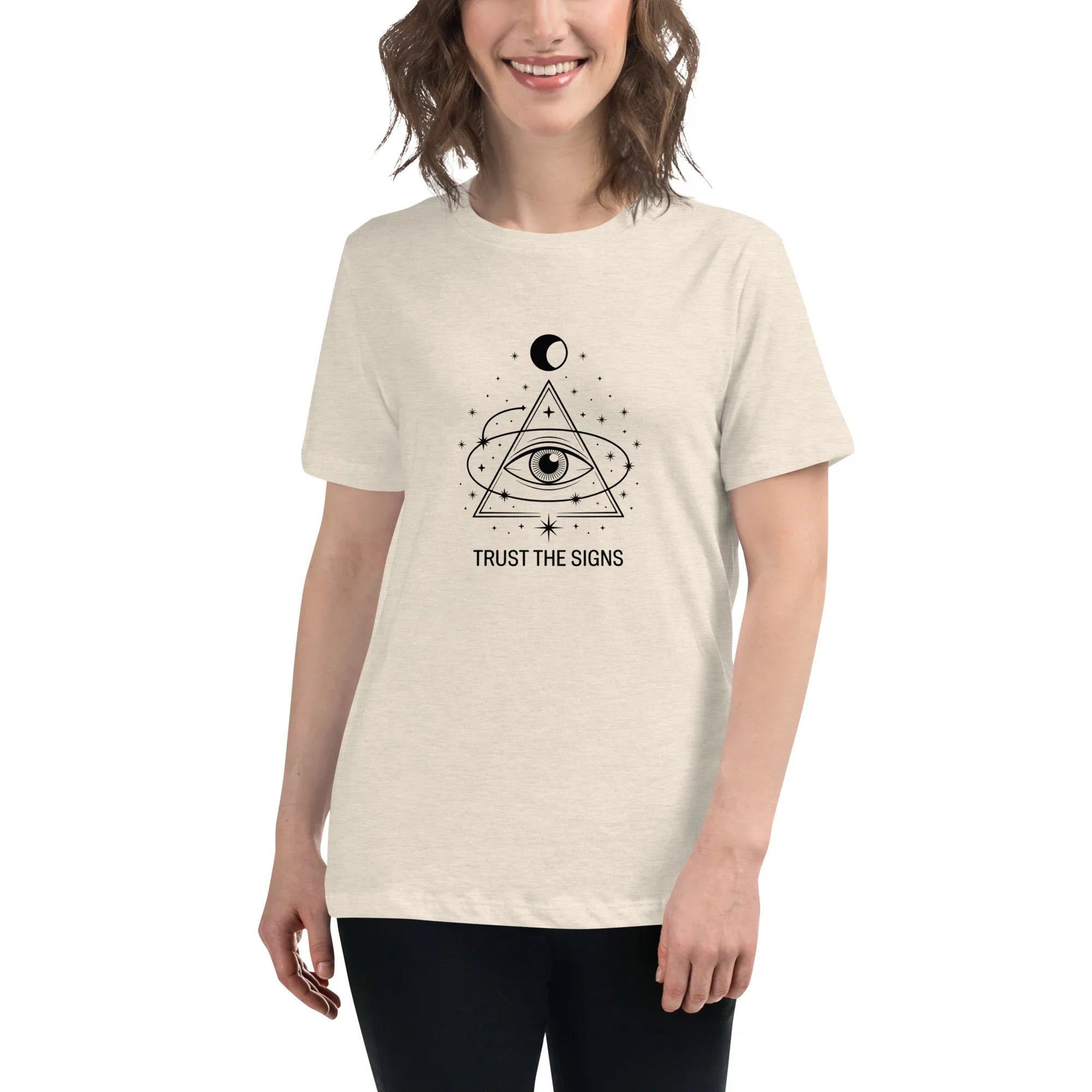 Trust the Signs T-Shirt – Third Eye Cosmic Triangle - RaZits