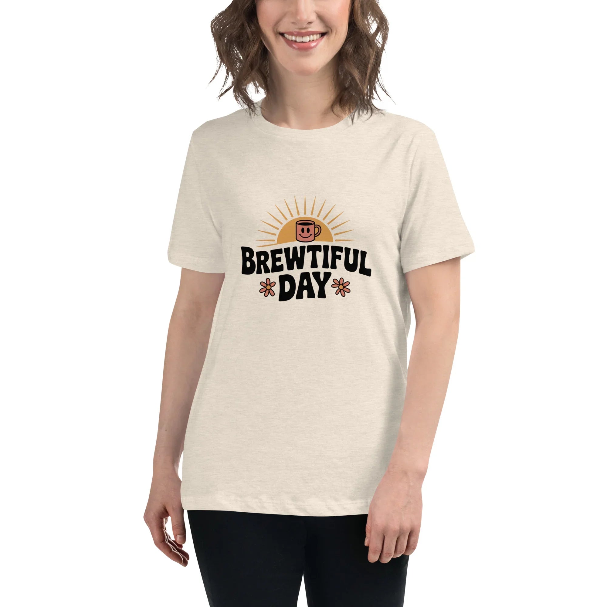 Brewtiful Day Sunrise Coffee Tee - RaZits