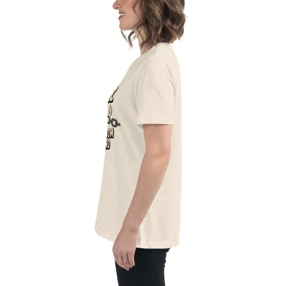 Jazz Is Freedom Found – Relaxed Fit Cotton Tee - RaZits