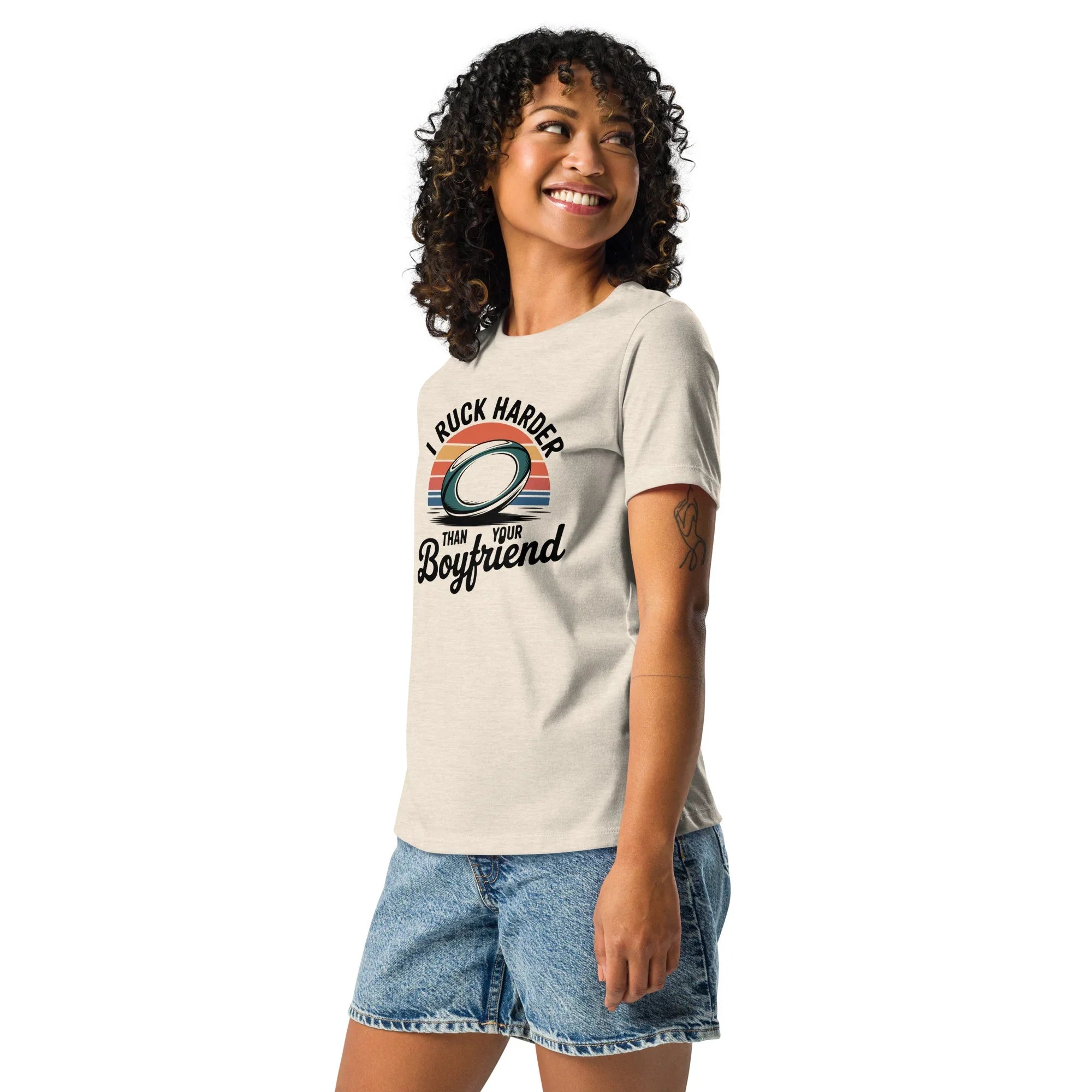 I Ruck Harder Tee – Bold Women's Rugby Statement - RaZits