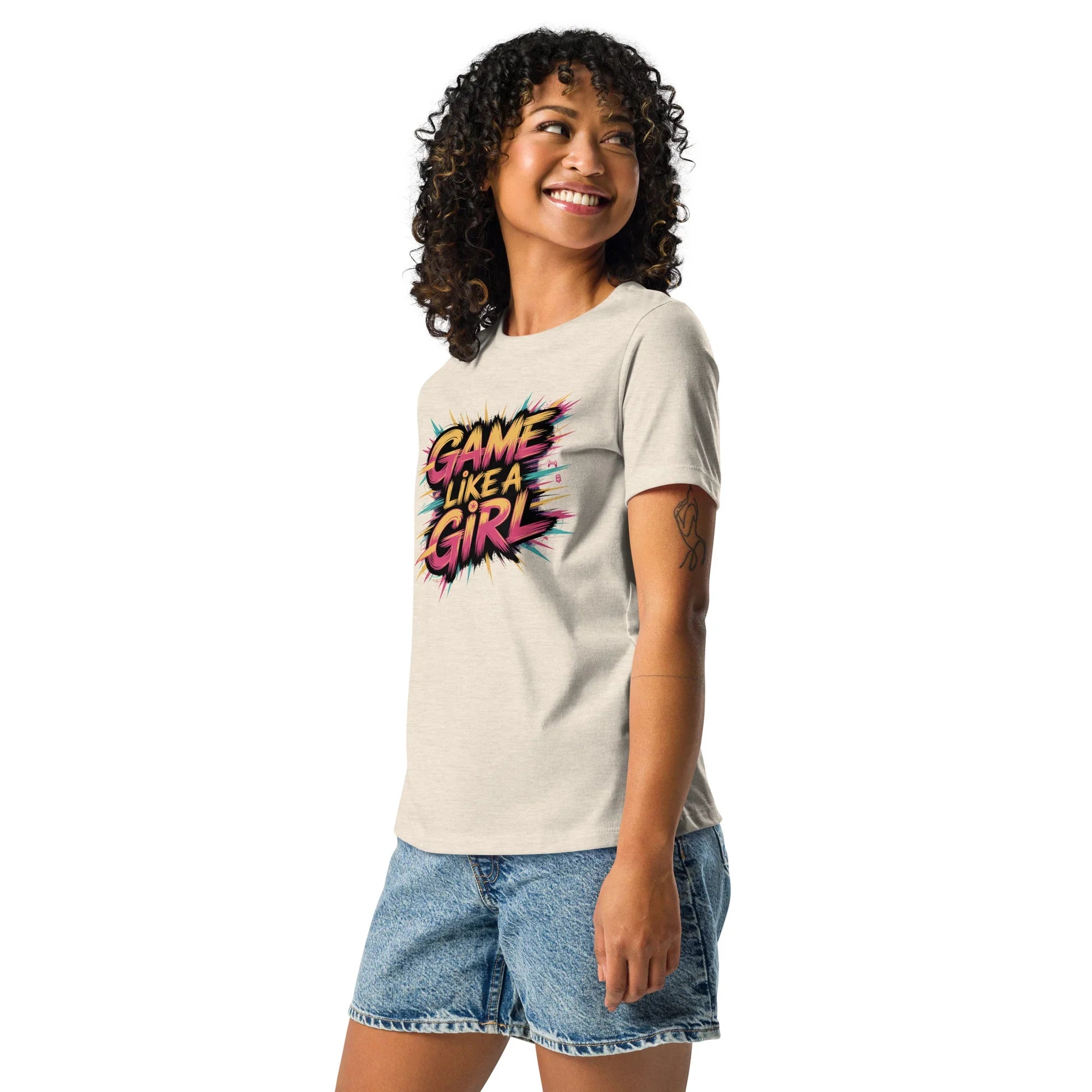 Game Like a Girl Shirt – Bold Neon Gamer Tee - RaZits