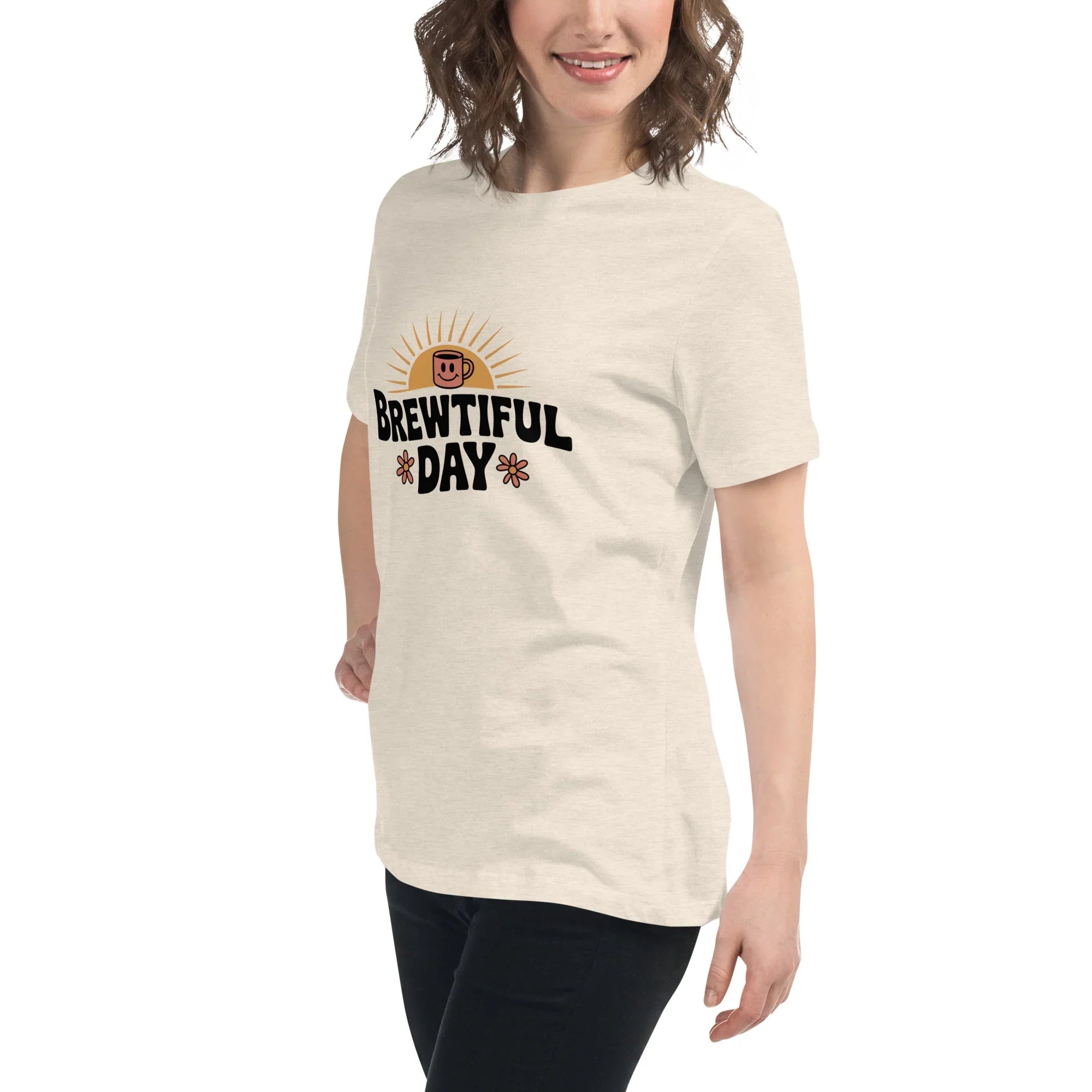Brewtiful Day Sunrise Coffee Tee - RaZits