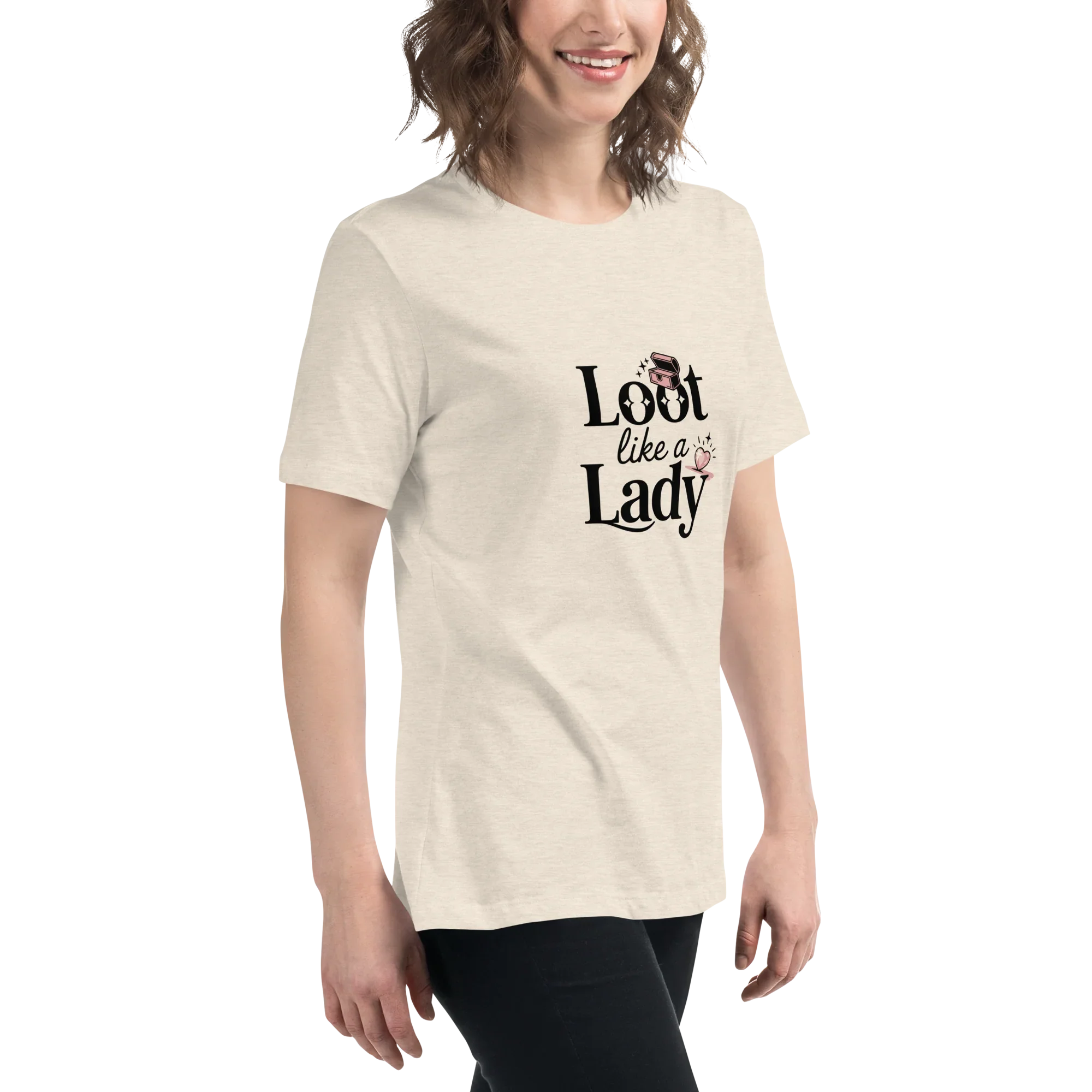 Loot Like a Lady Shirt – Red Gamer Girl Tee - RaZits