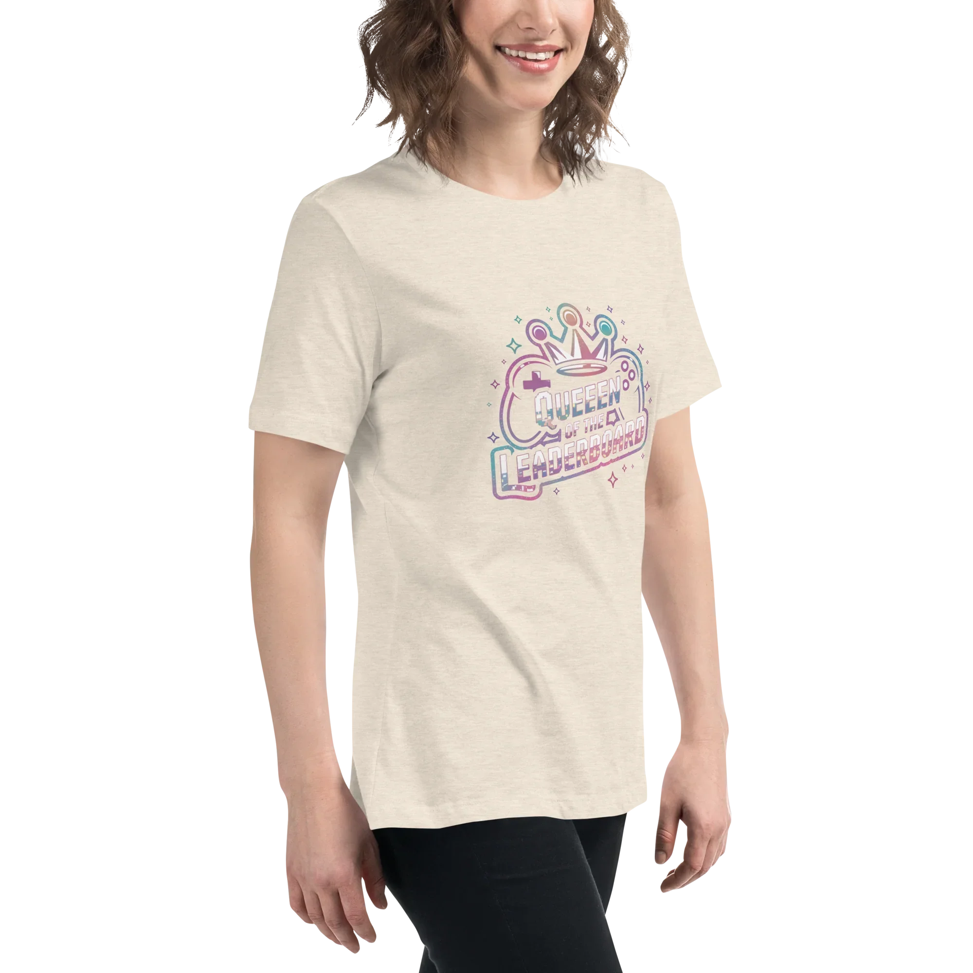 Queen of the Leaderboard Shirt – Gamer Girl Tee - RaZits