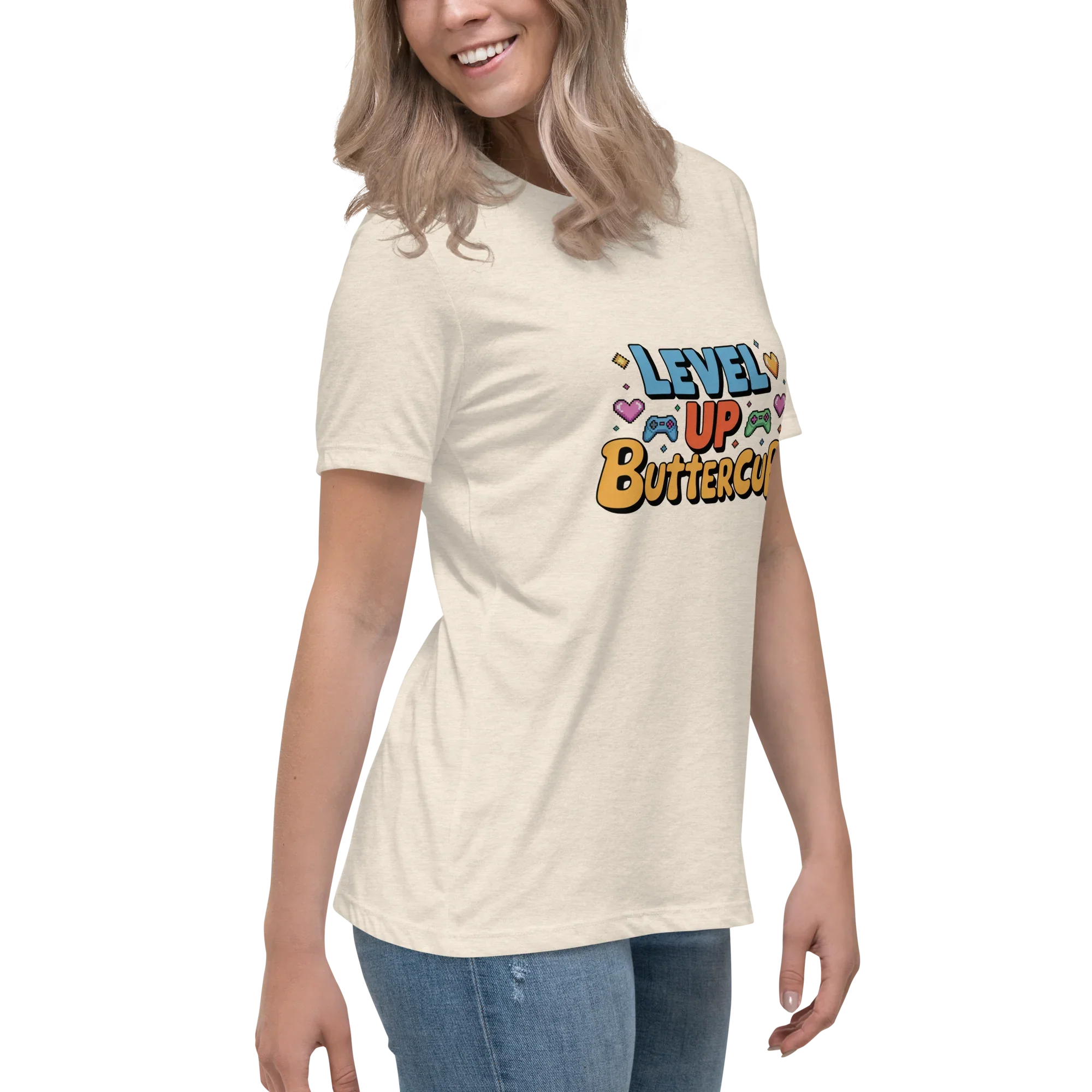 Level Up Buttercup Shirt – Cute Gamer Girl Tee - RaZits