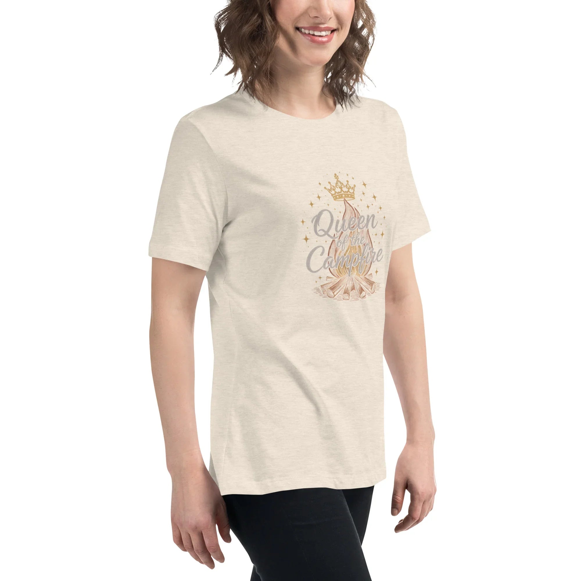 Queen of the Campfire Tee – Outdoor Art Shirt - RaZits