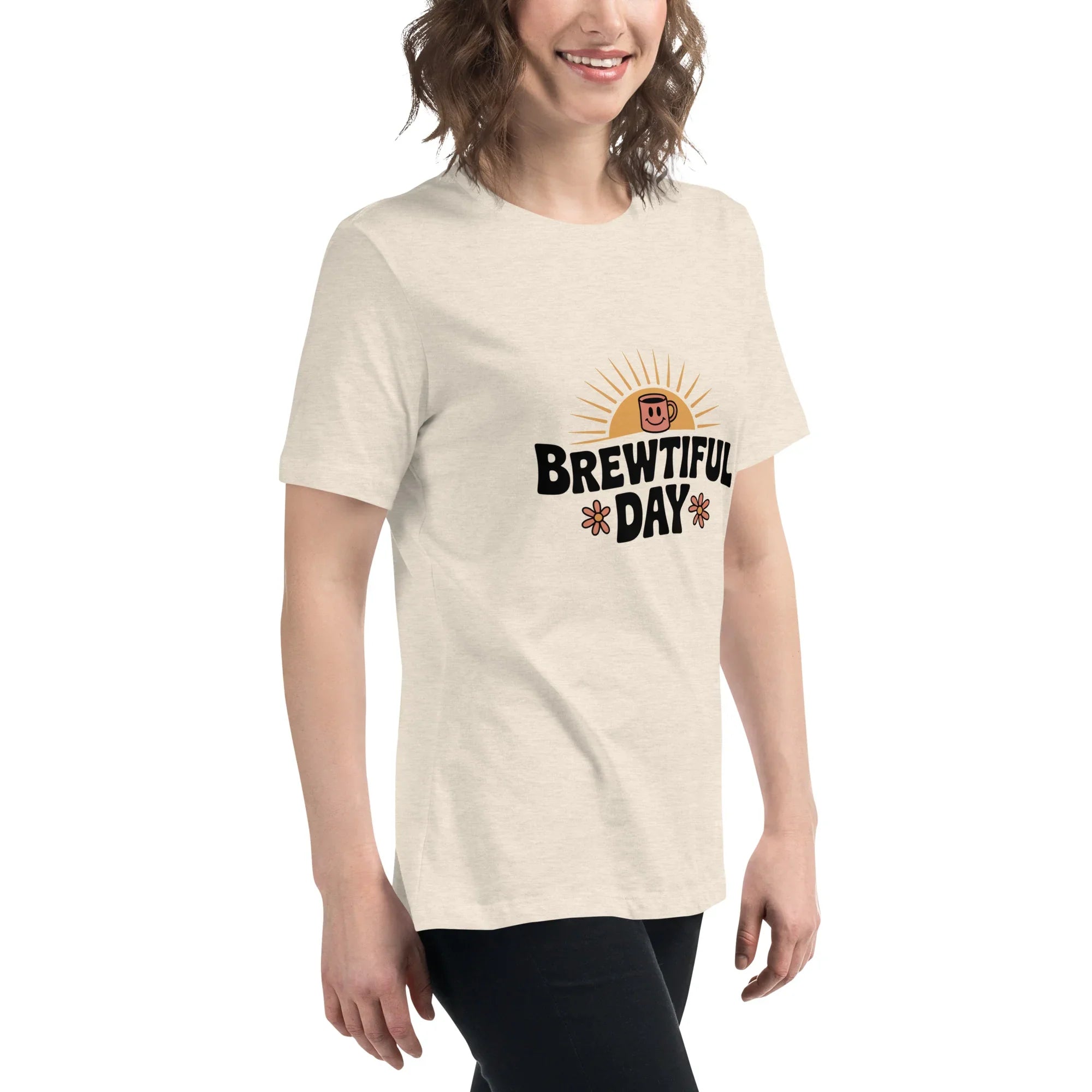 Brewtiful Day Sunrise Coffee Tee - RaZits