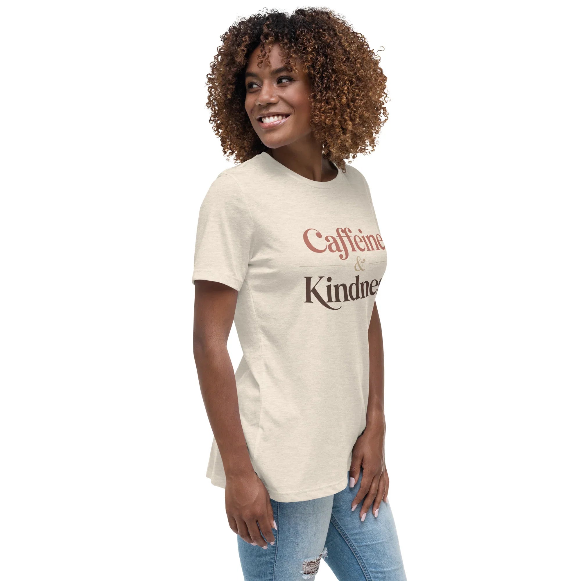 Caffeine & Kindness Minimalist Tee - RaZits