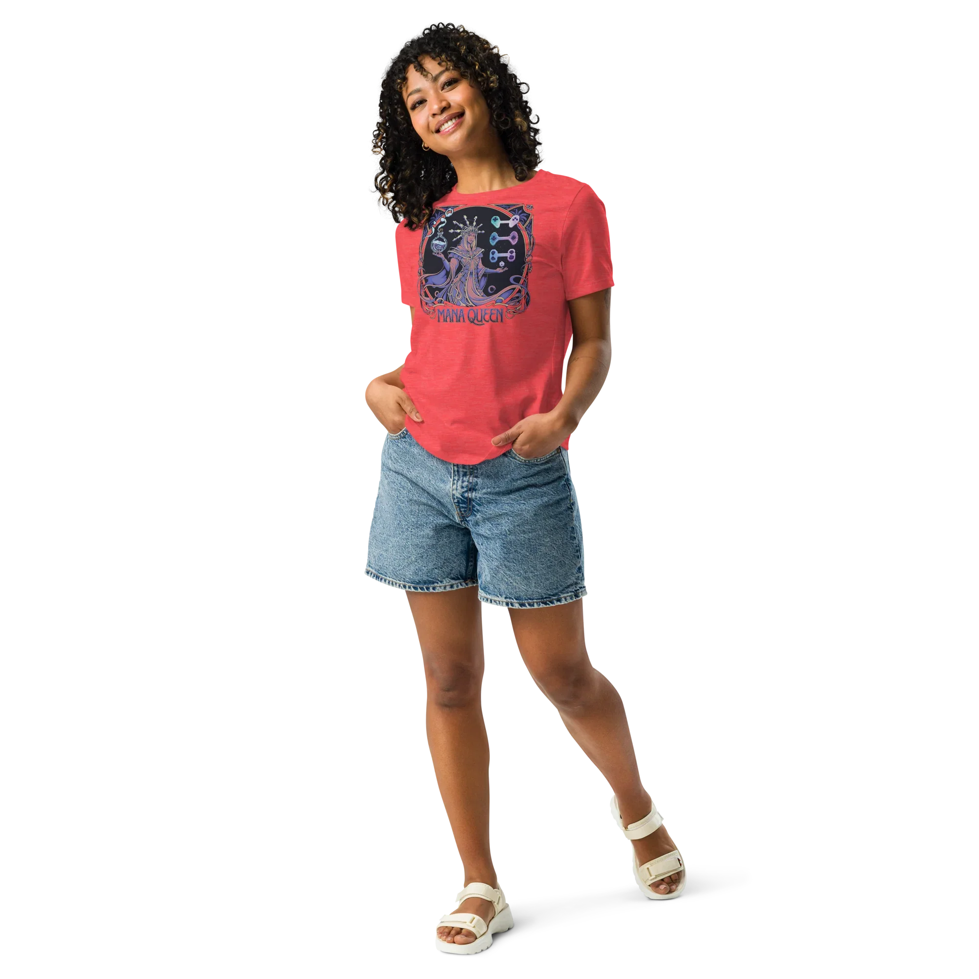 Mana Queen Shirt – Fantasy Sorceress Gamer Tee - RaZits