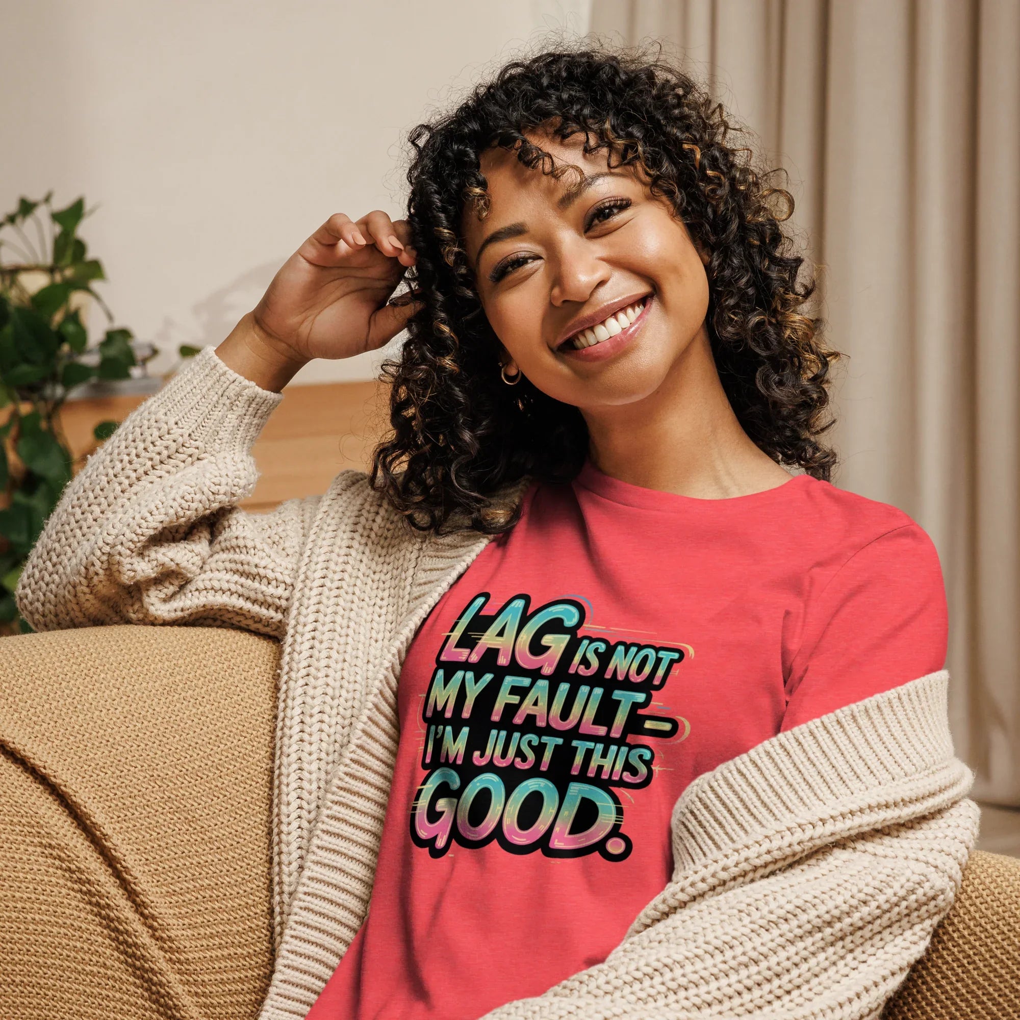 Lag Is Not My Fault Shirt – Funny Gamer Girl Tee - RaZits
