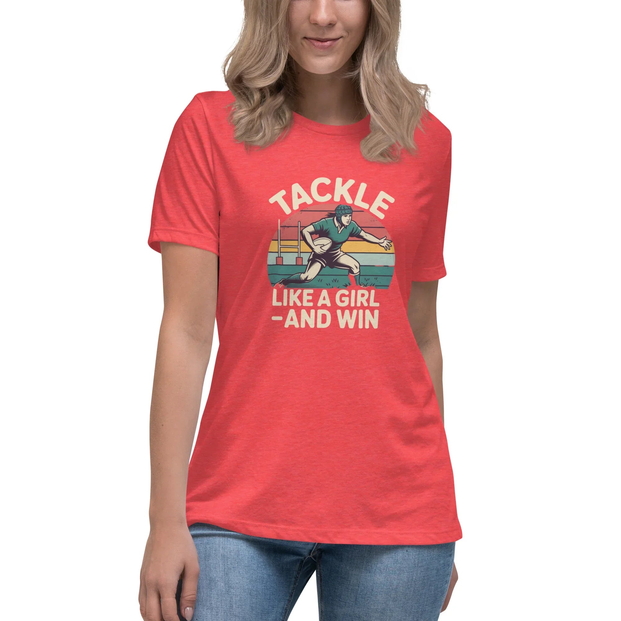 Tackle Like a Girl Tee – Win Bold Rugby Style - RaZits