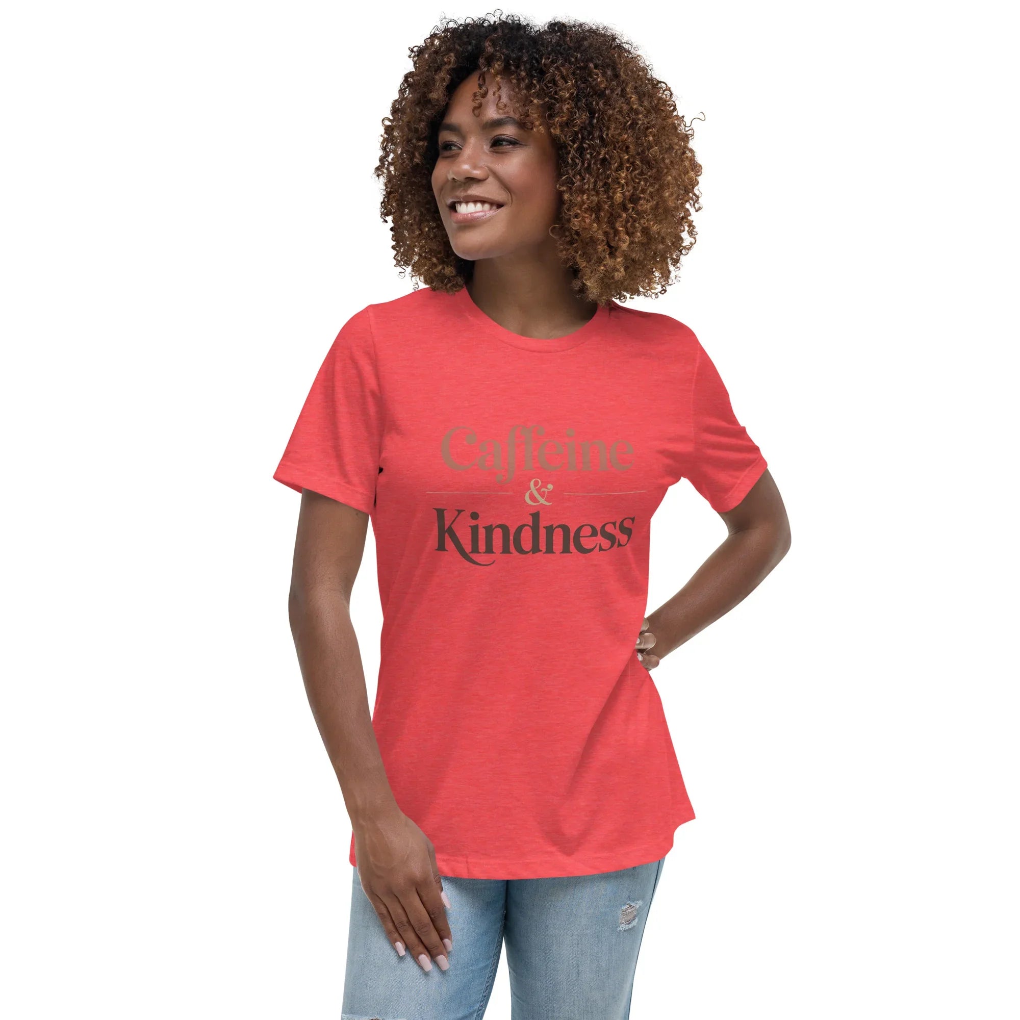 Caffeine & Kindness Minimalist Tee - RaZits