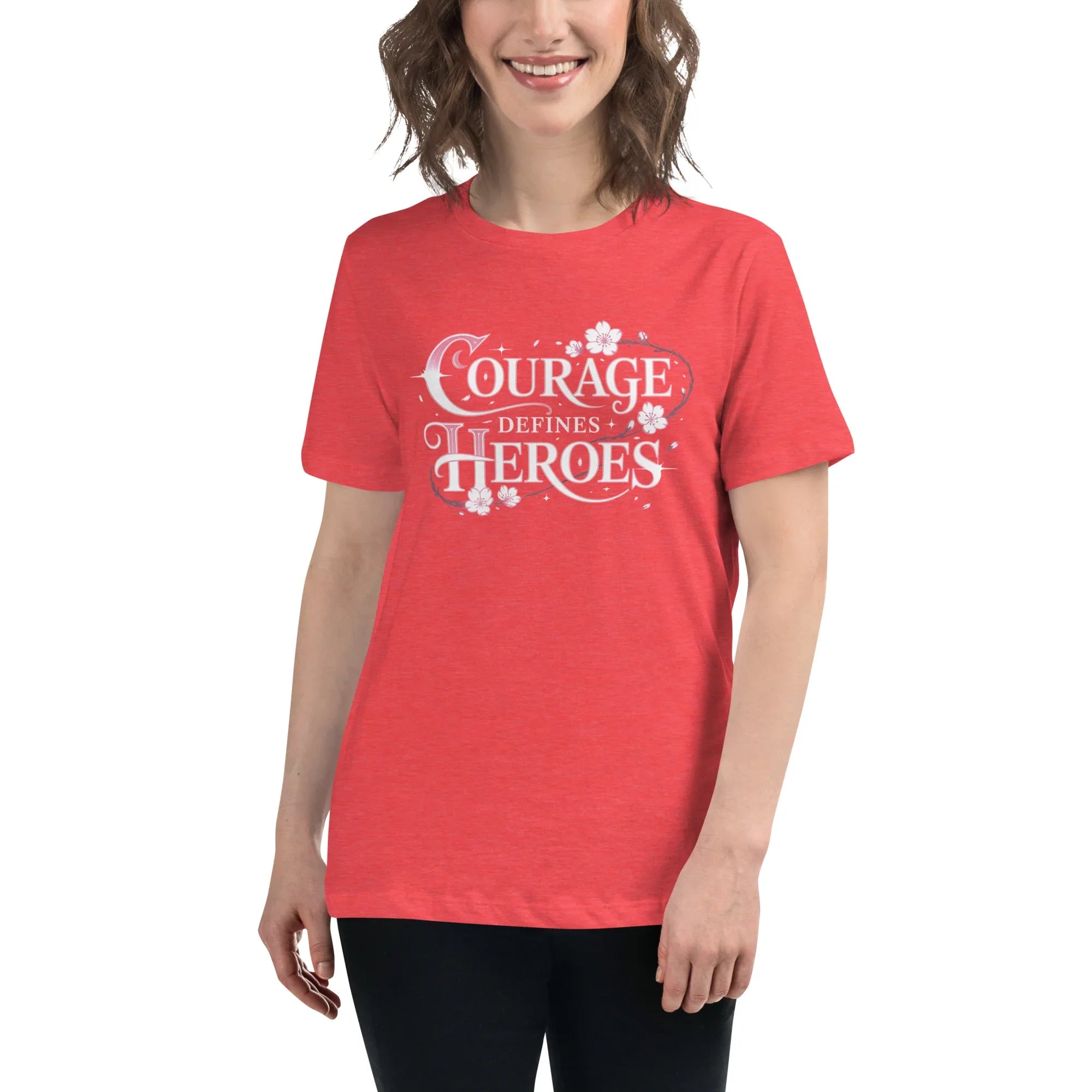 Courage Defines Heroes – JRPG Sakura T-Shirt - RaZits