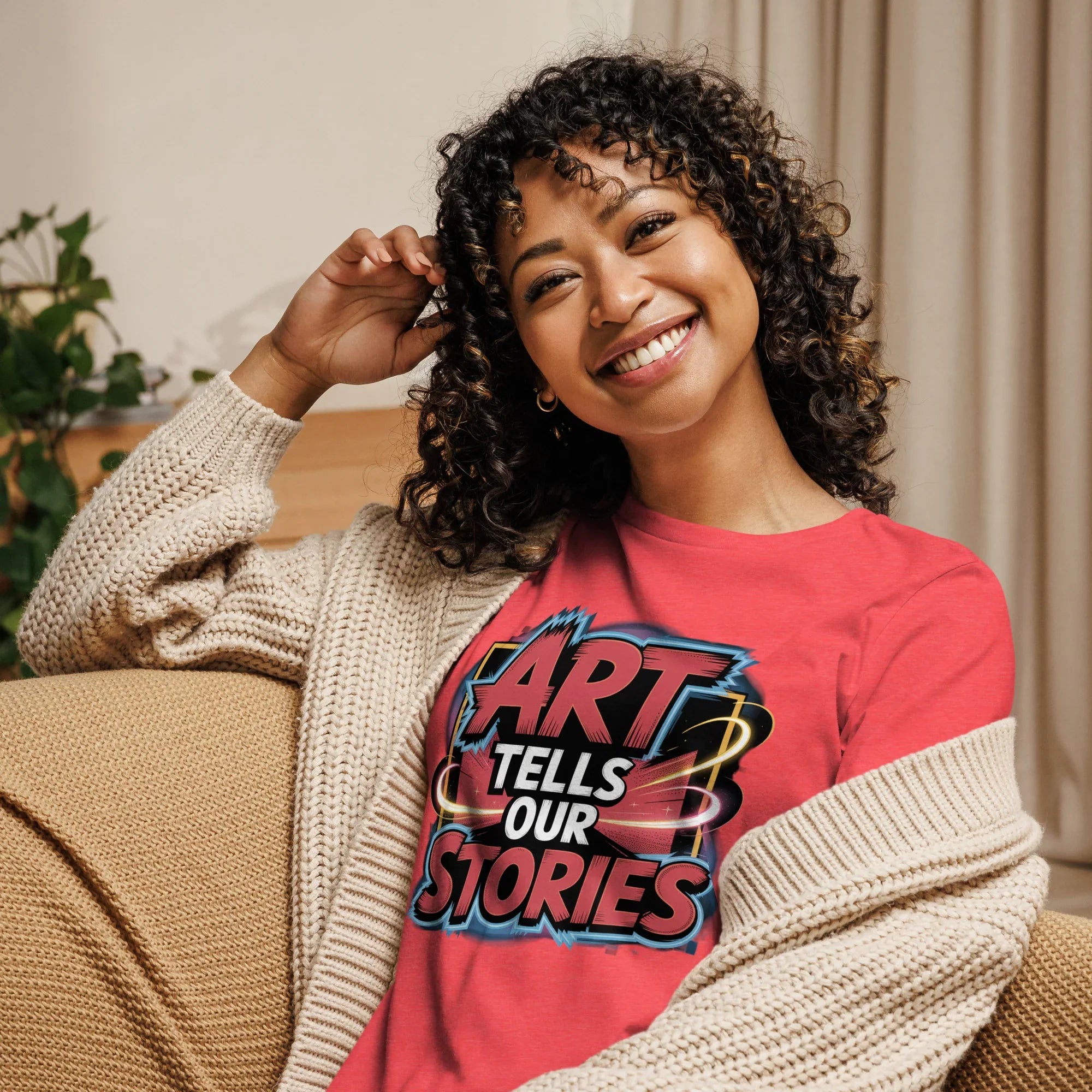 Art Tells Our Stories Shirt – Creative Expression Adventure Tee - RaZits