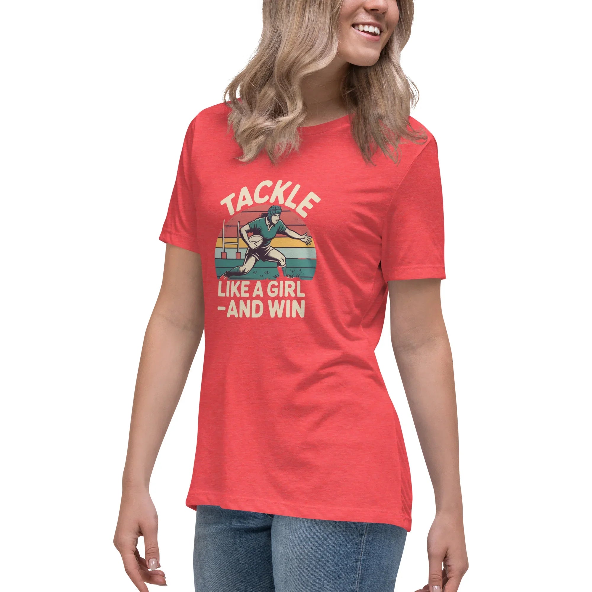 Tackle Like a Girl Tee – Win Bold Rugby Style - RaZits