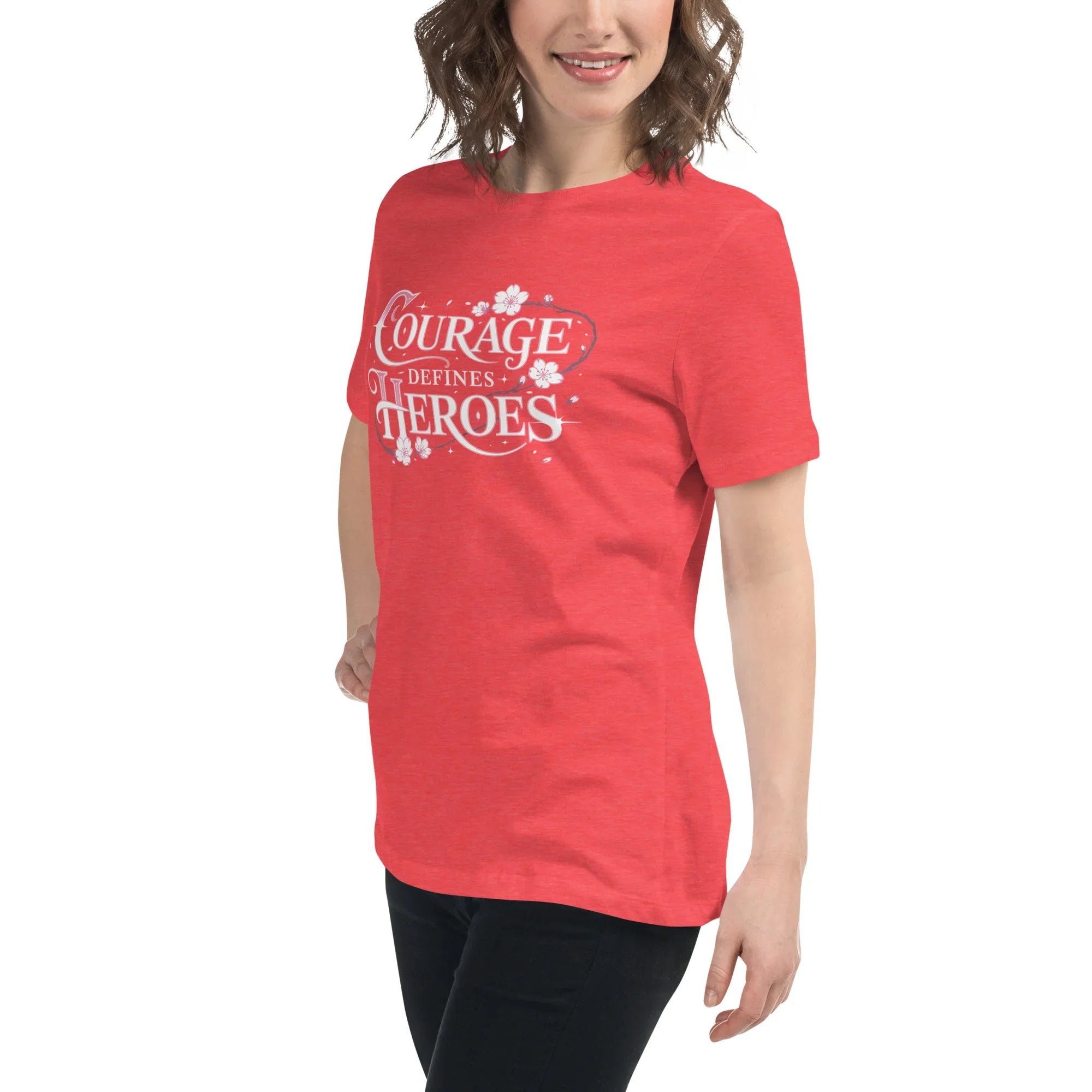 Courage Defines Heroes – JRPG Sakura T-Shirt - RaZits