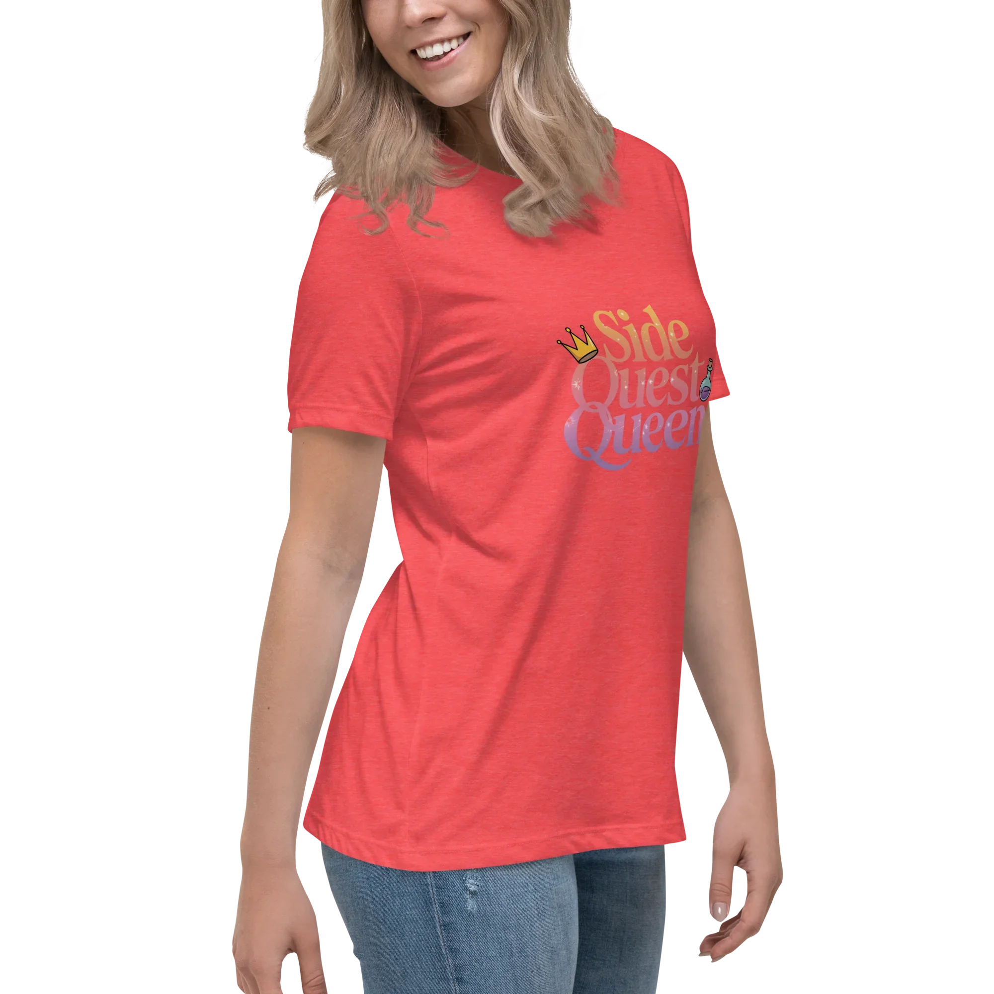 Side Quest Queen Shirt – Fantasy Gamer Girl Tee - RaZits