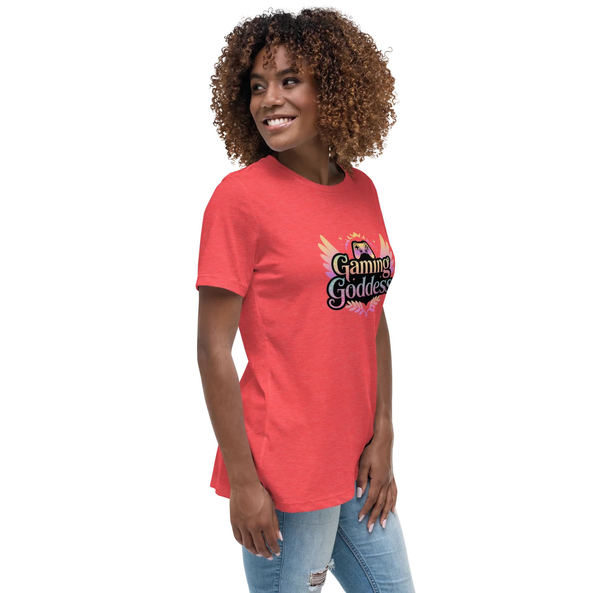 Gaming Goddess Tee – Winged Gamer Girl Shirt - RaZits