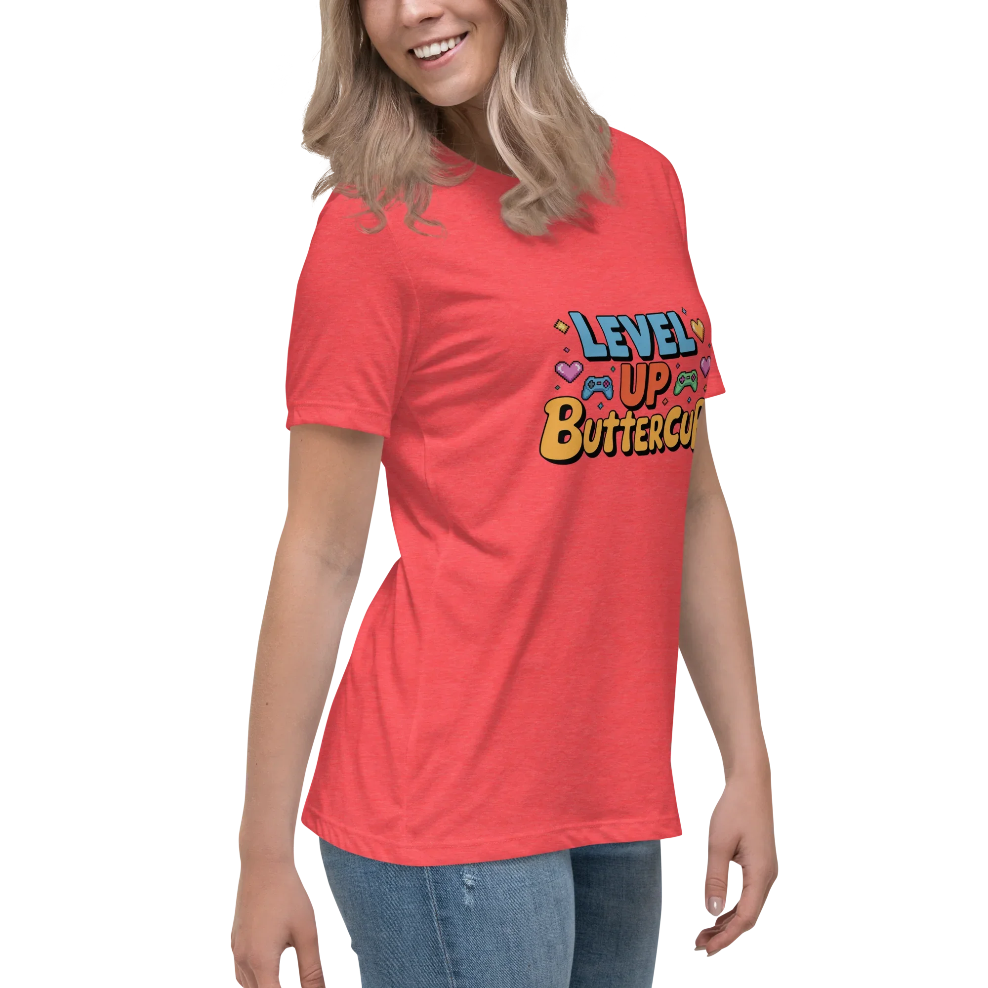 Level Up Buttercup Shirt – Cute Gamer Girl Tee - RaZits