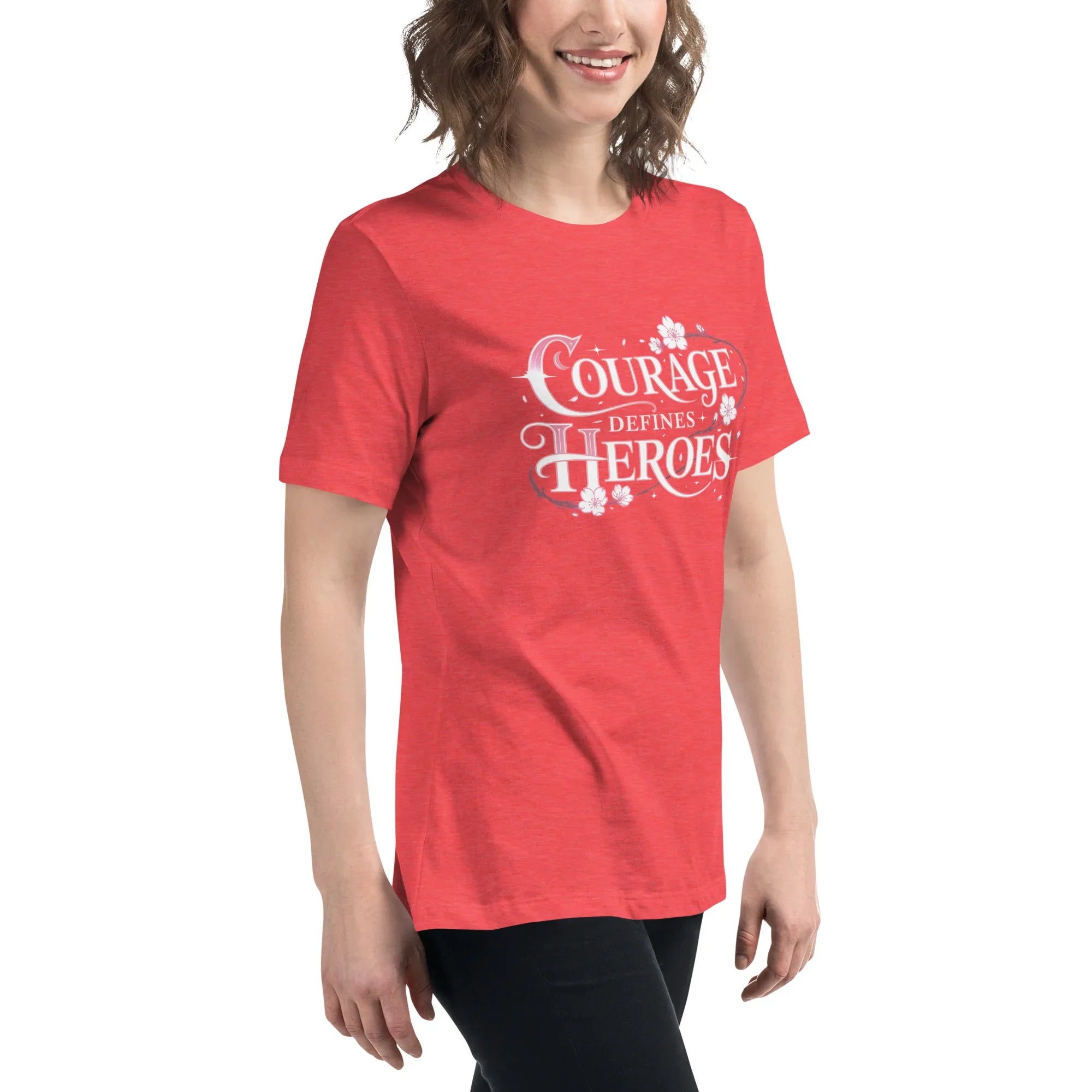 Courage Defines Heroes – JRPG Sakura T-Shirt - RaZits