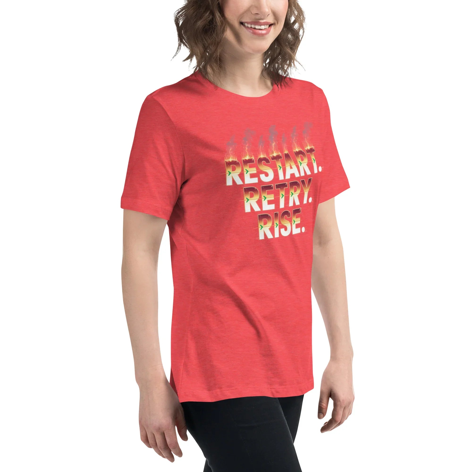 Restart Retry Rise - Rogue Like Action T-Shirt - RaZits