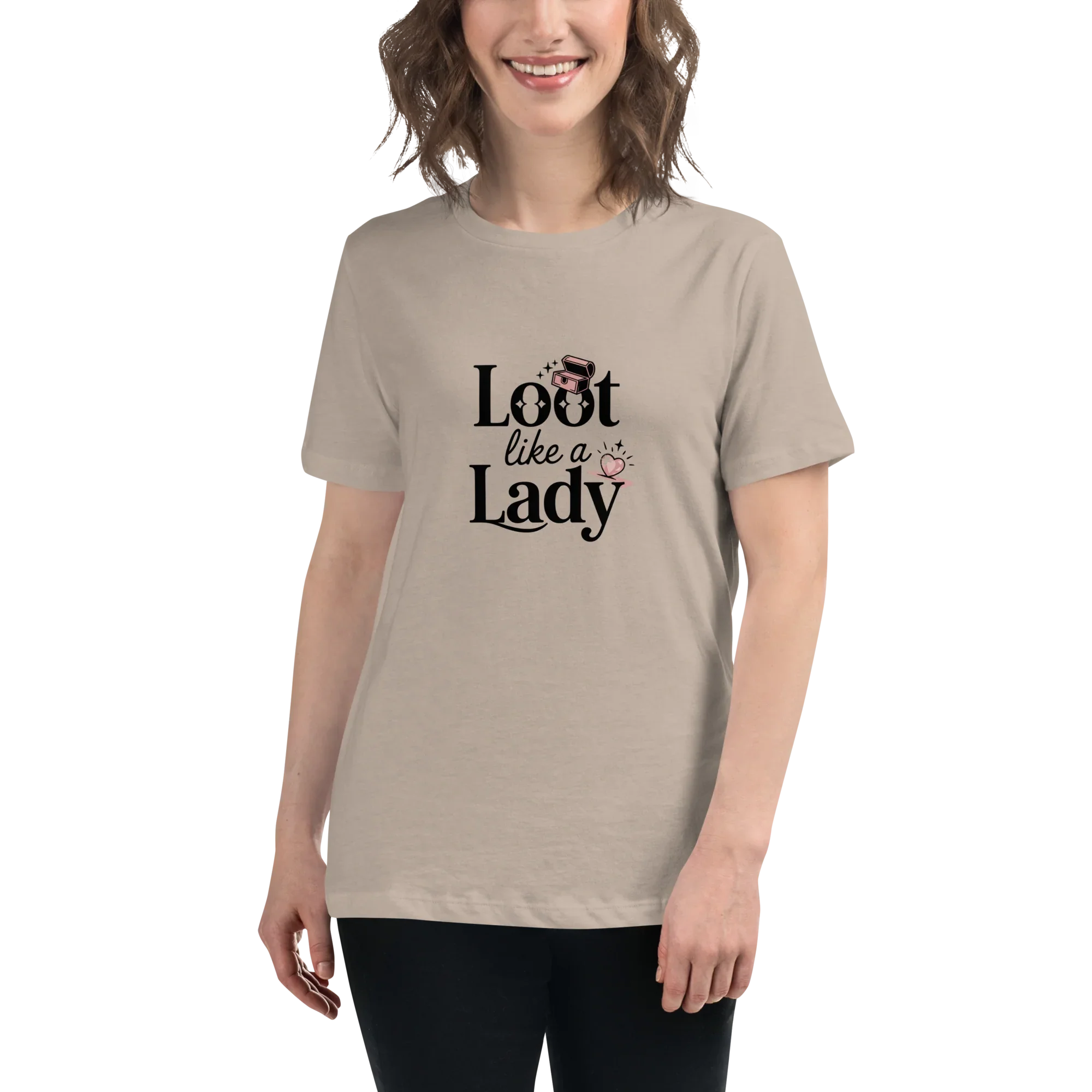 Loot Like a Lady Shirt – Red Gamer Girl Tee - RaZits