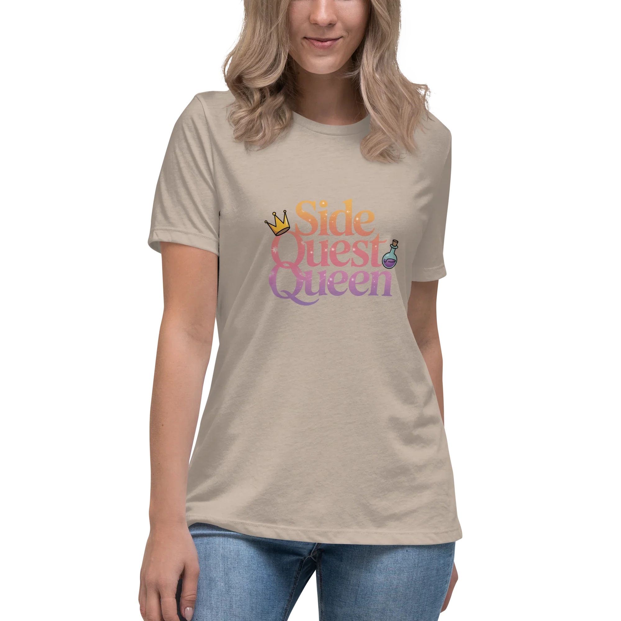 Side Quest Queen Shirt – Fantasy Gamer Girl Tee - RaZits