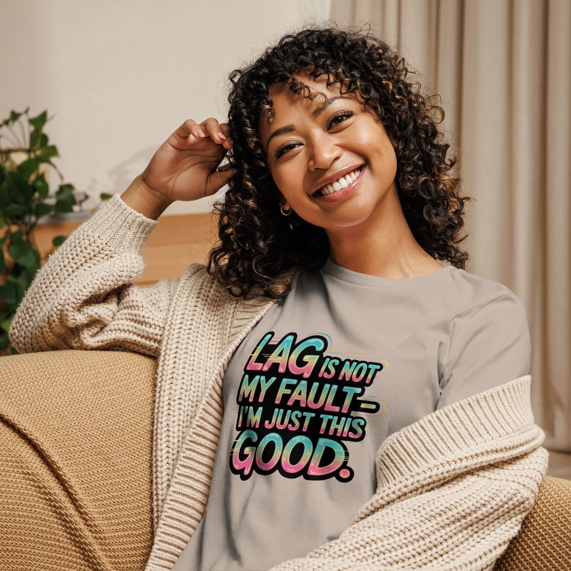 Lag Is Not My Fault Shirt – Funny Gamer Girl Tee - RaZits