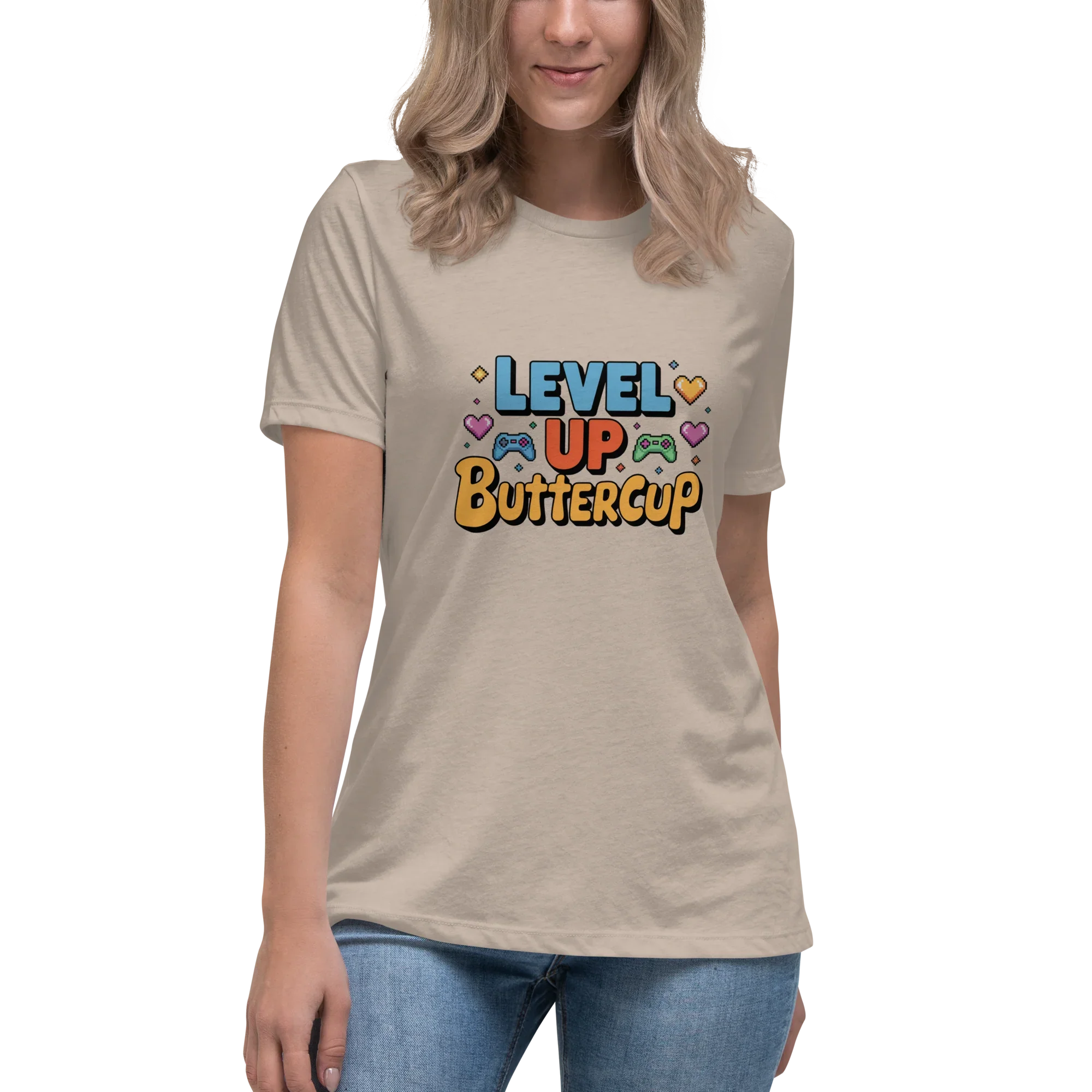 Level Up Buttercup Shirt – Cute Gamer Girl Tee - RaZits
