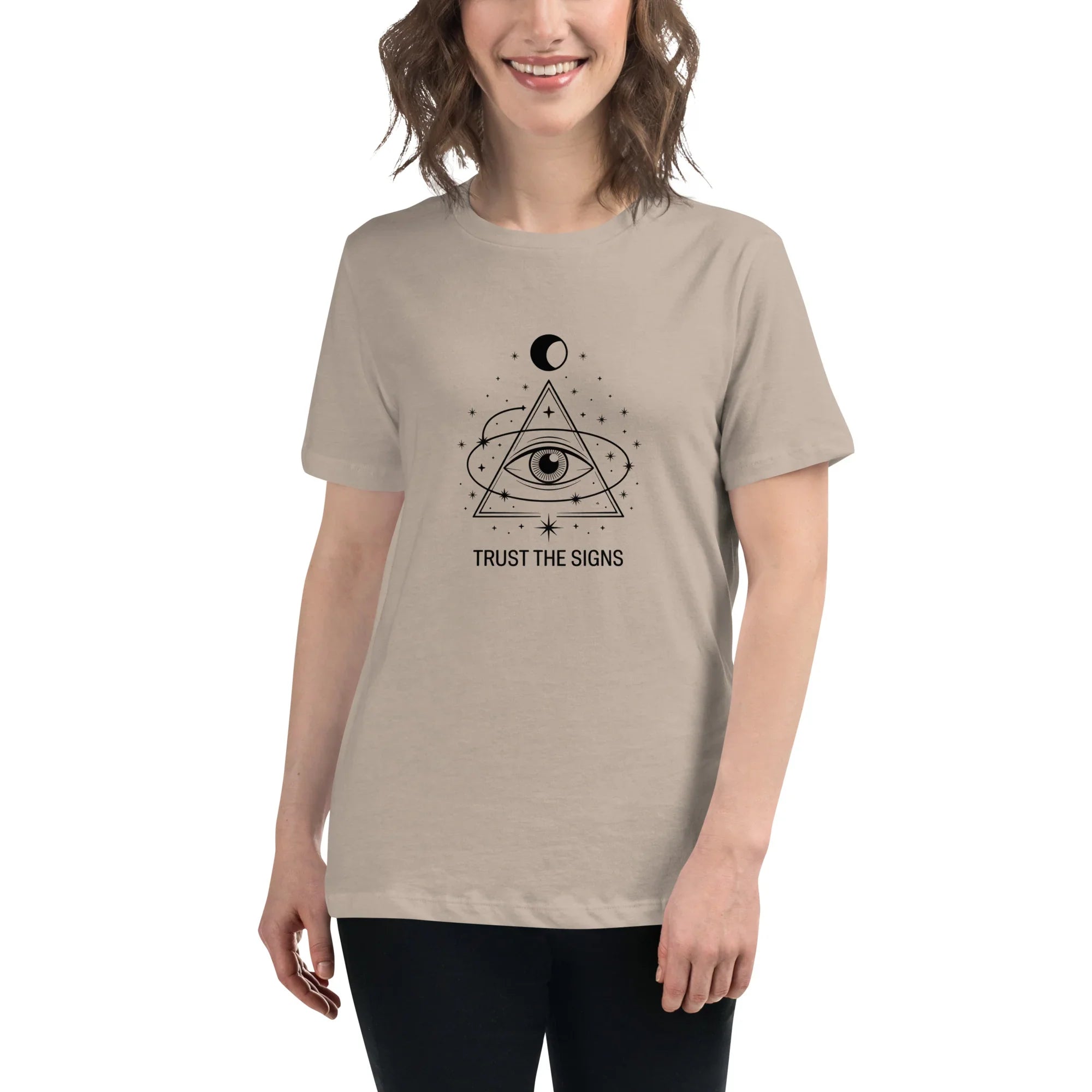 Trust the Signs T-Shirt – Third Eye Cosmic Triangle - RaZits