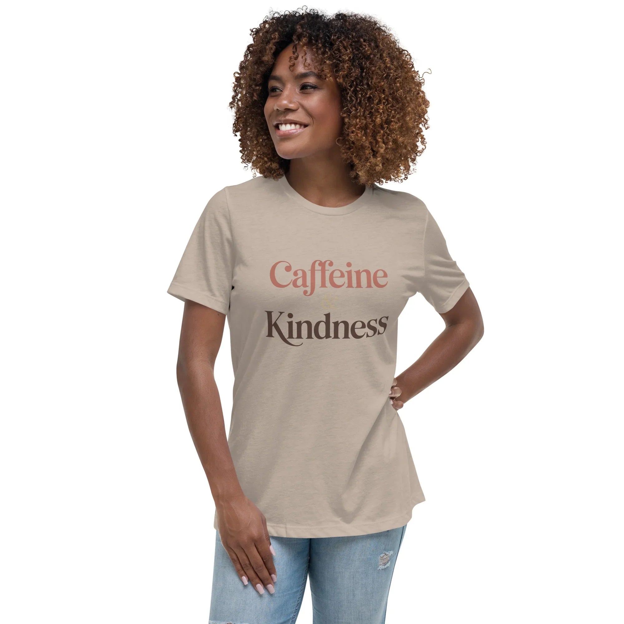Caffeine & Kindness Minimalist Tee - RaZits