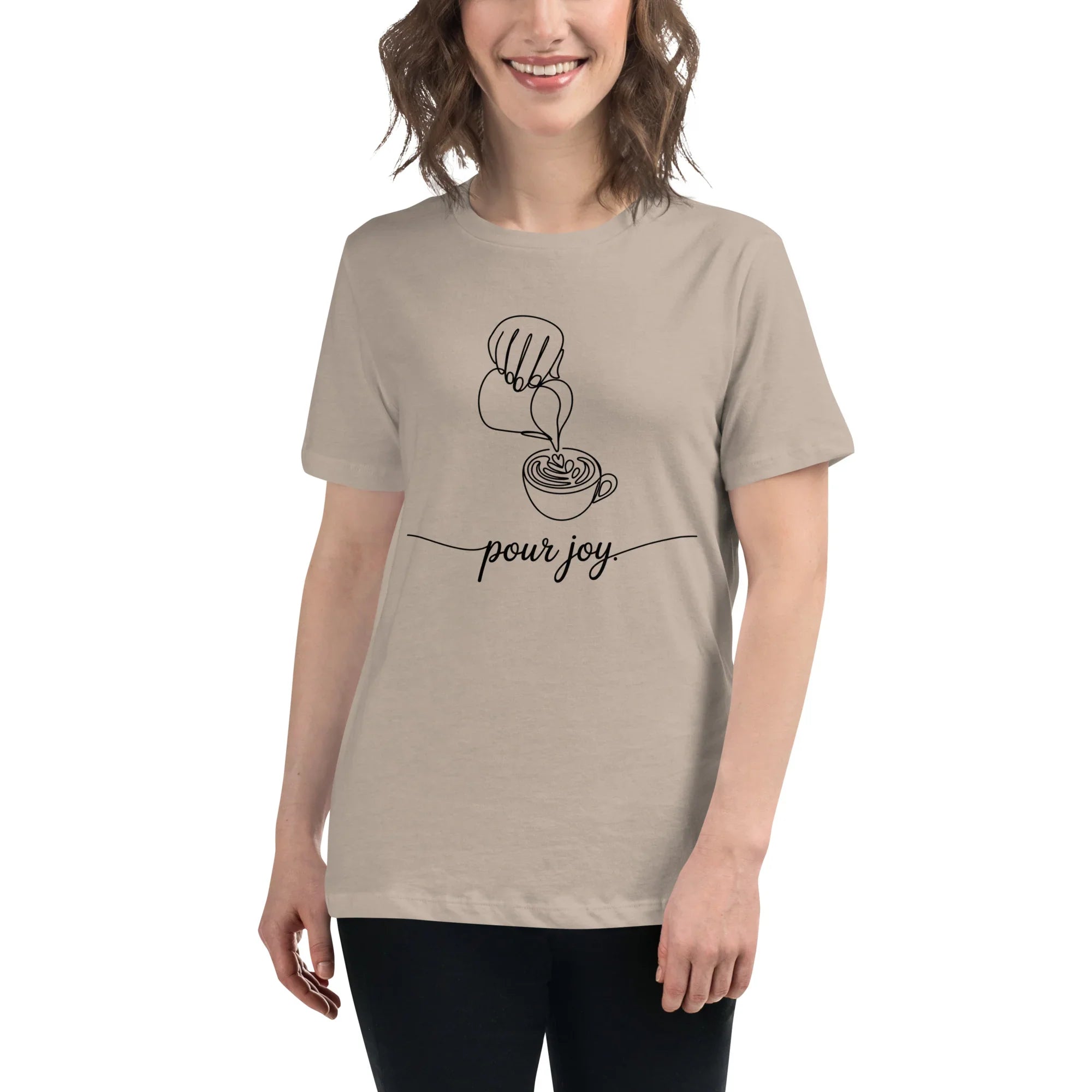 Pour Joy Latte Art Tee - RaZits