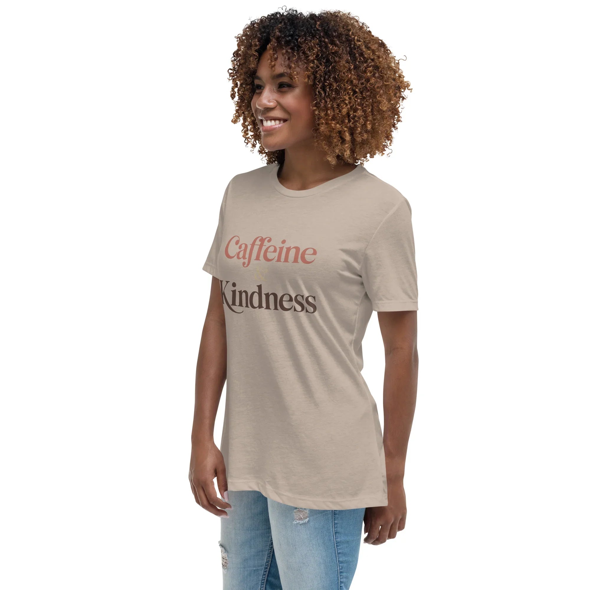 Caffeine & Kindness Minimalist Tee - RaZits
