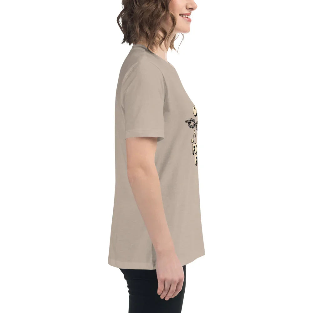 Jazz Is Freedom Found – Relaxed Fit Cotton Tee - RaZits