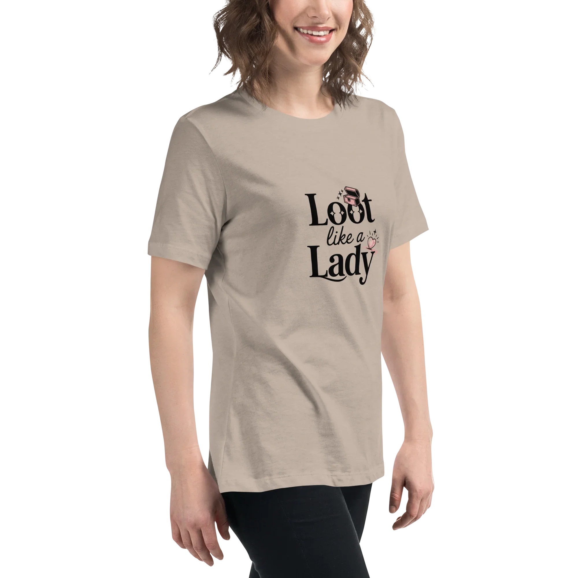 Loot Like a Lady Shirt – Red Gamer Girl Tee - RaZits
