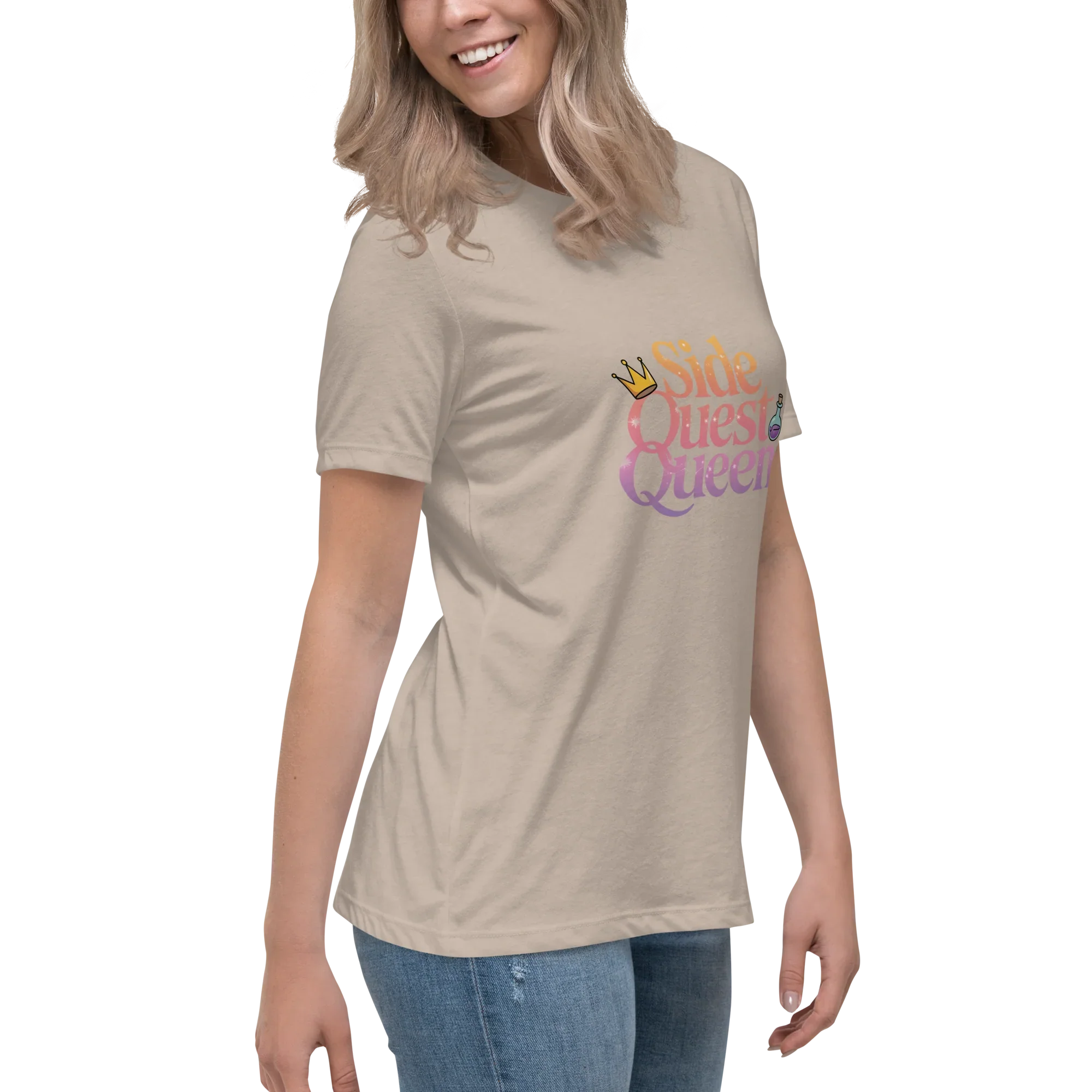 Side Quest Queen Shirt – Fantasy Gamer Girl Tee - RaZits