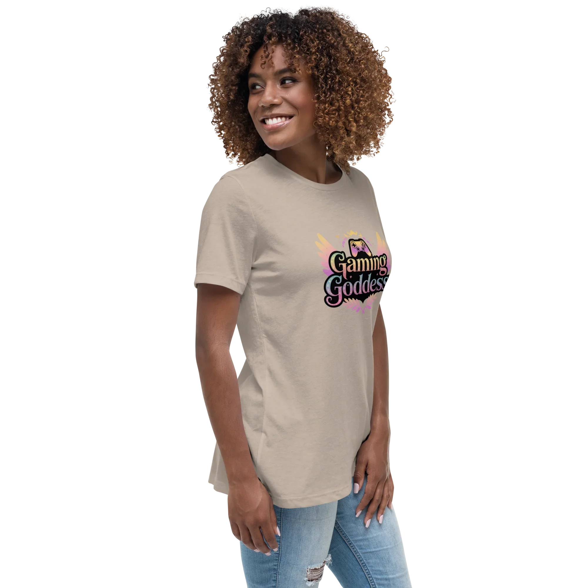 Gaming Goddess Tee – Winged Gamer Girl Shirt - RaZits