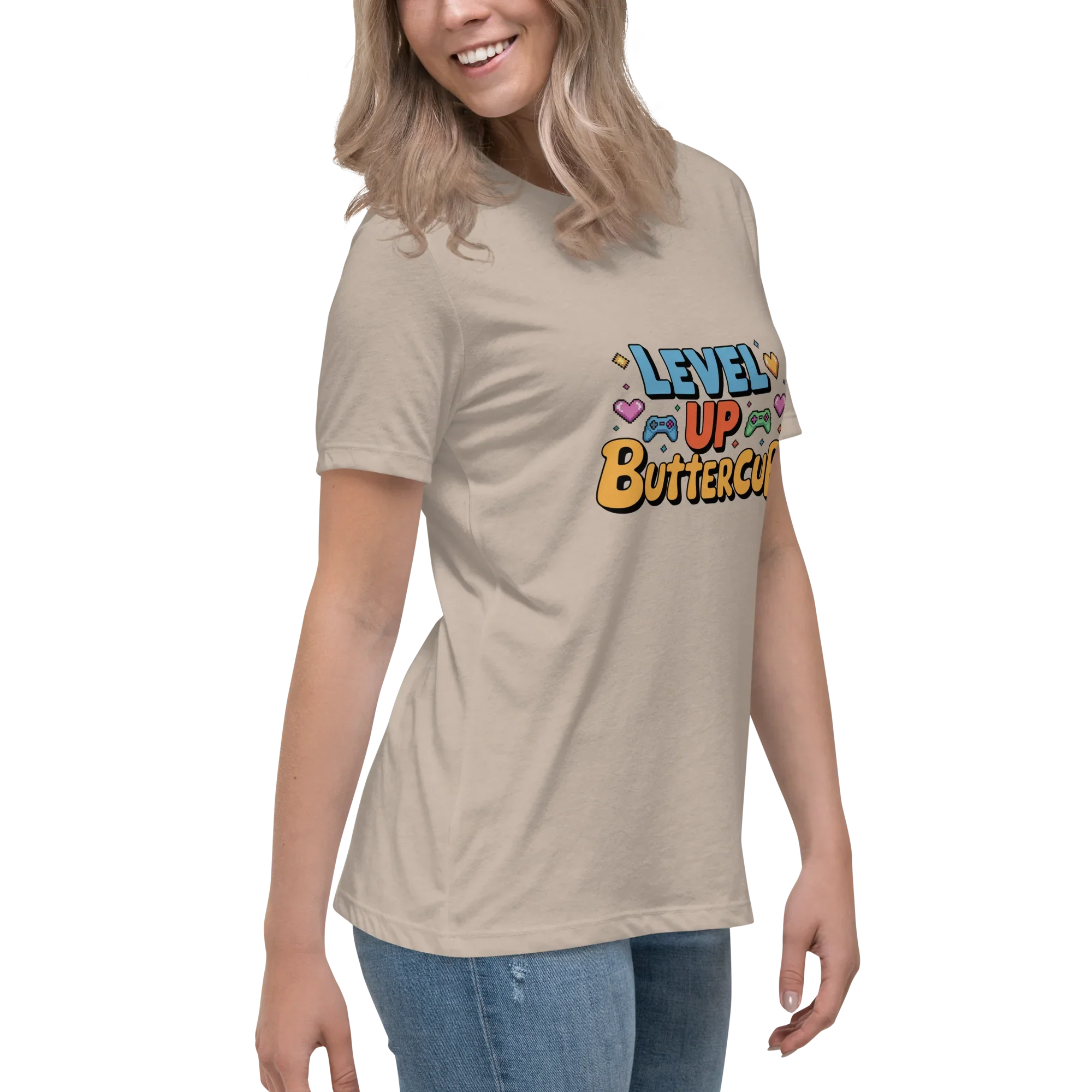 Level Up Buttercup Shirt – Cute Gamer Girl Tee - RaZits