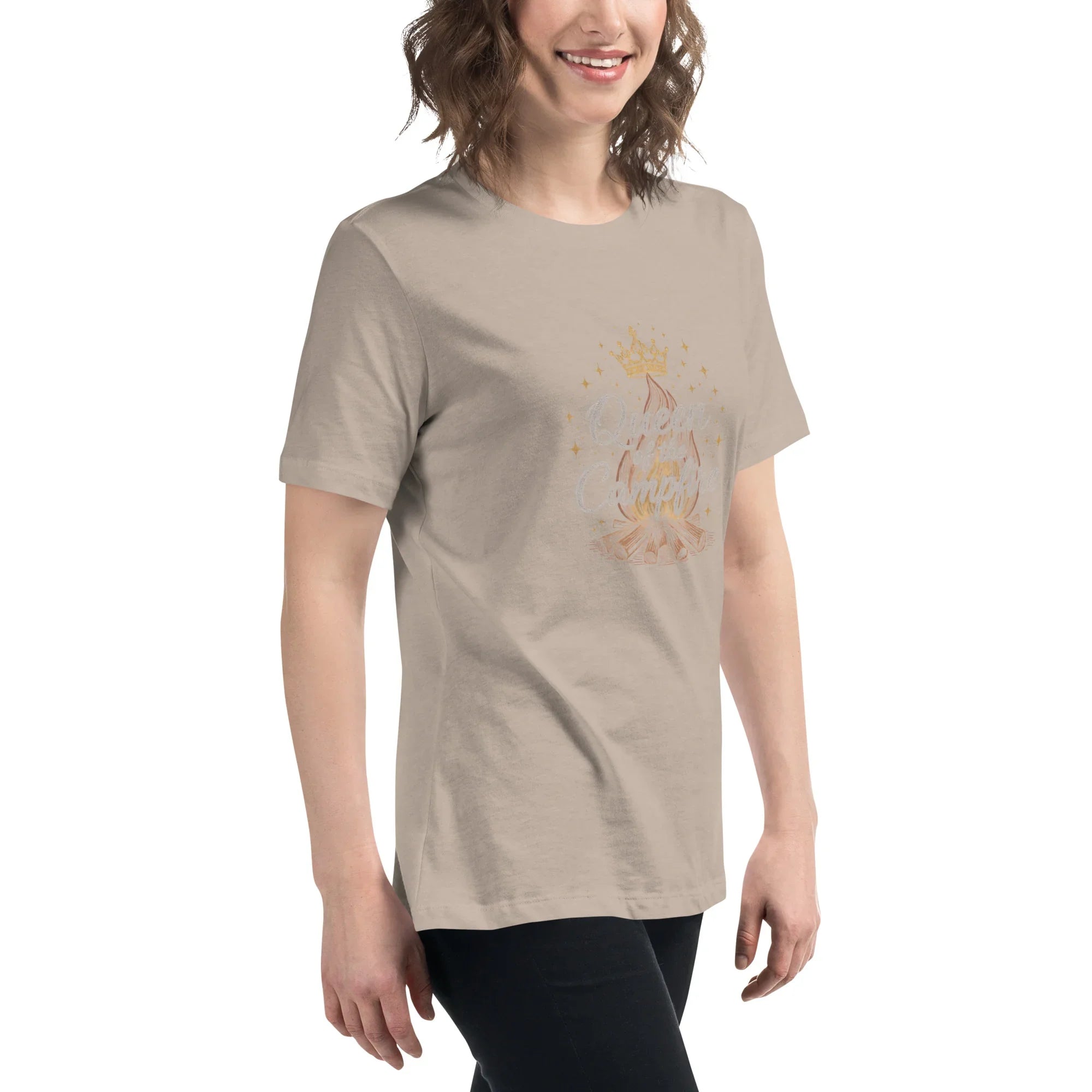 Queen of the Campfire Tee – Outdoor Art Shirt - RaZits