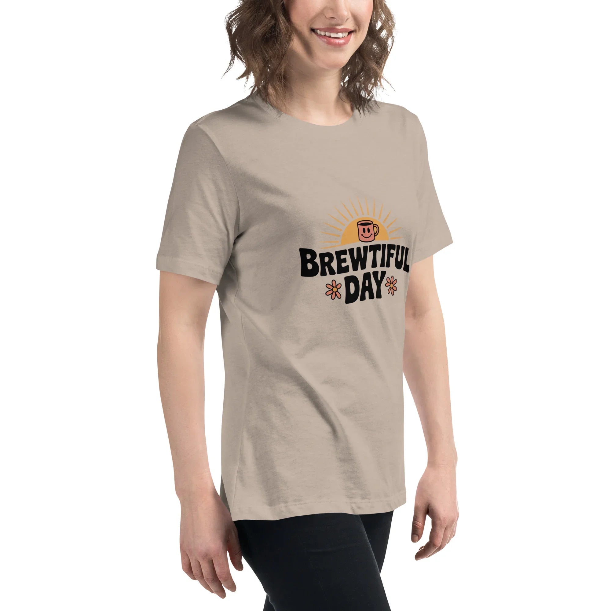 Brewtiful Day Sunrise Coffee Tee - RaZits