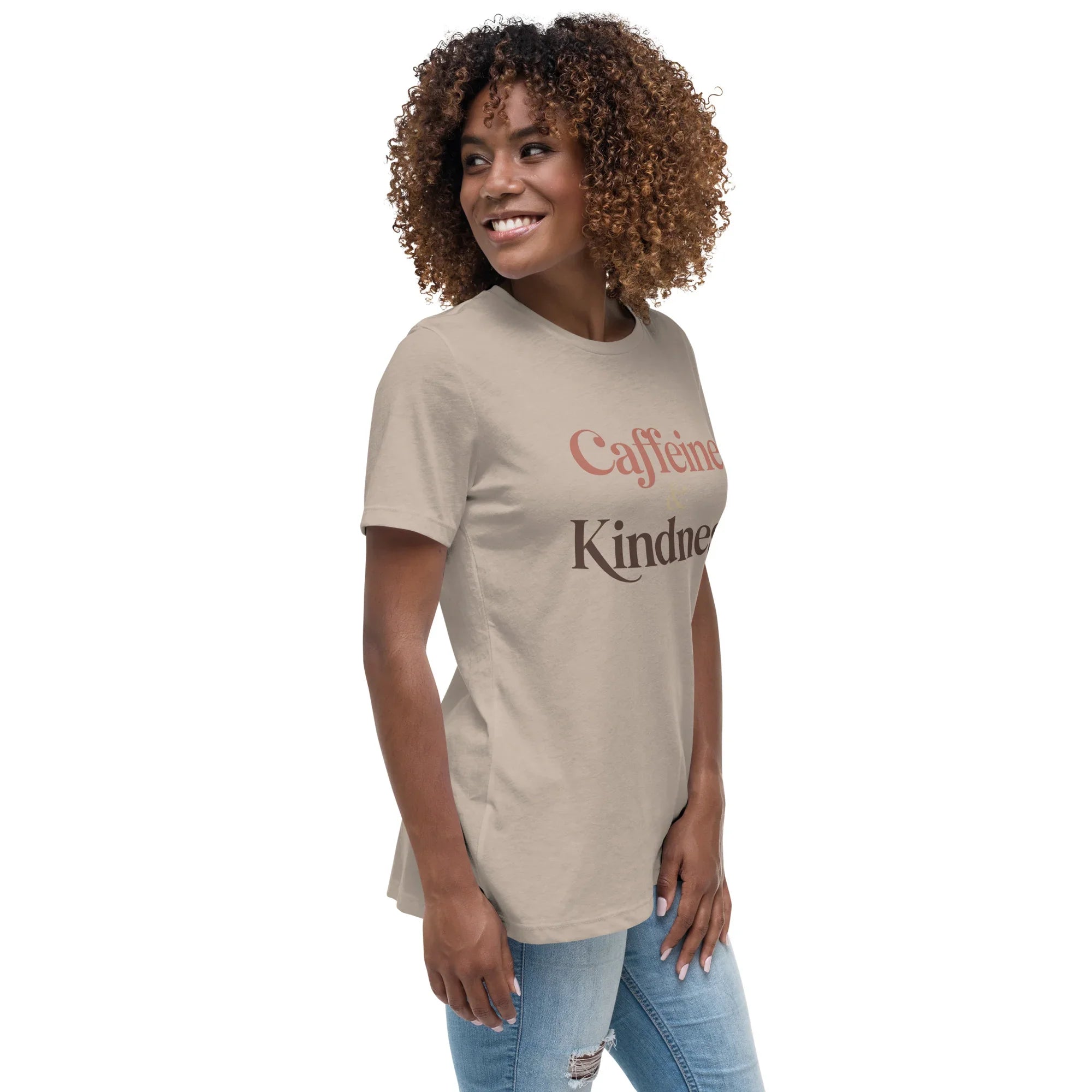 Caffeine & Kindness Minimalist Tee - RaZits