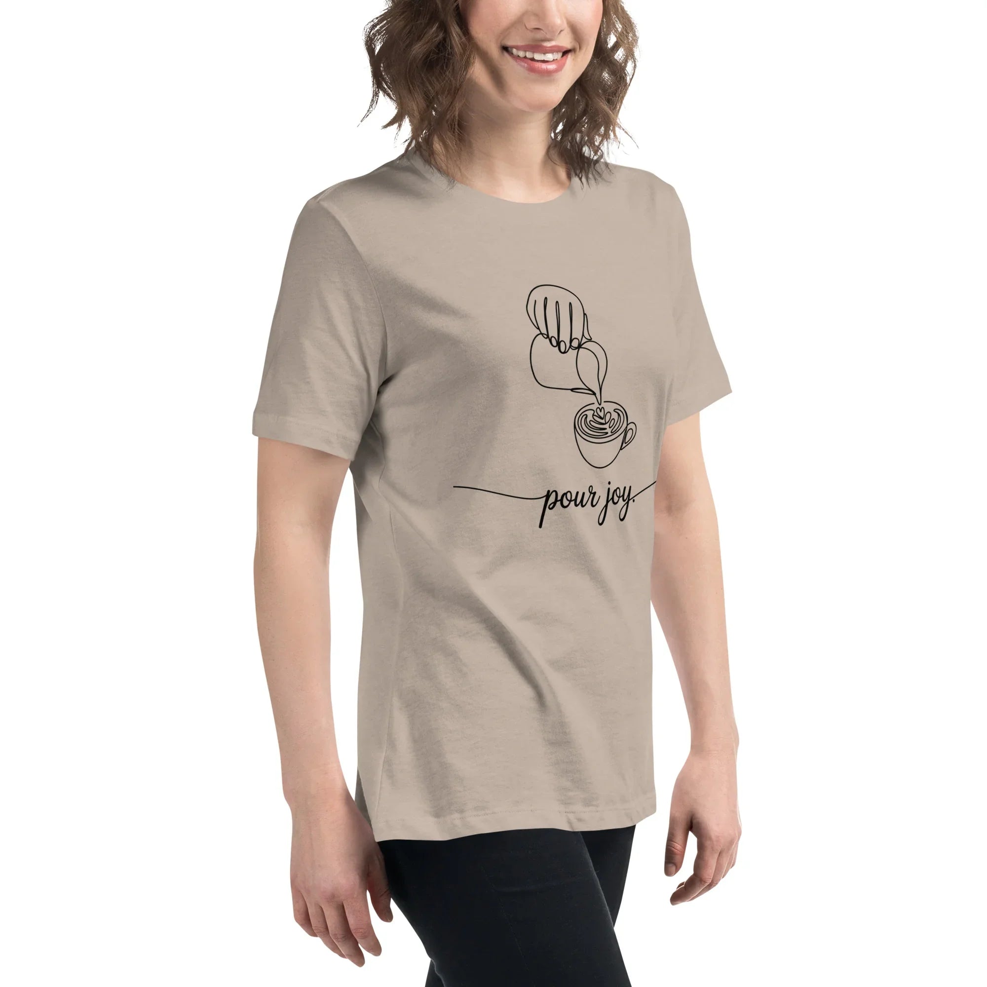 Pour Joy Latte Art Tee - RaZits