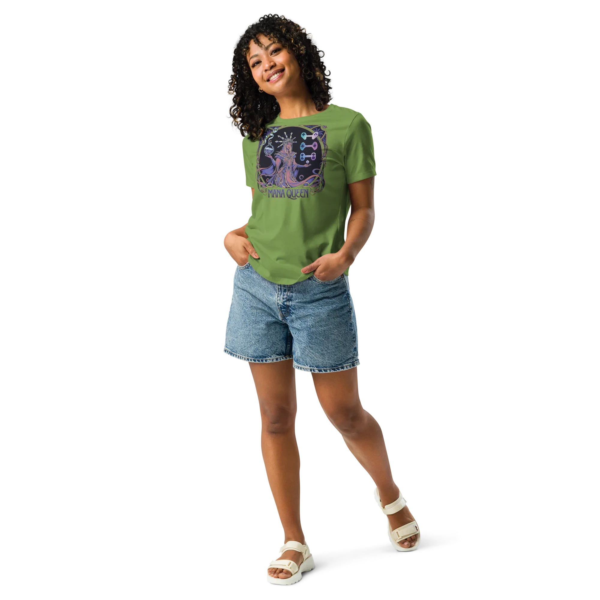 Mana Queen Shirt – Fantasy Sorceress Gamer Tee - RaZits