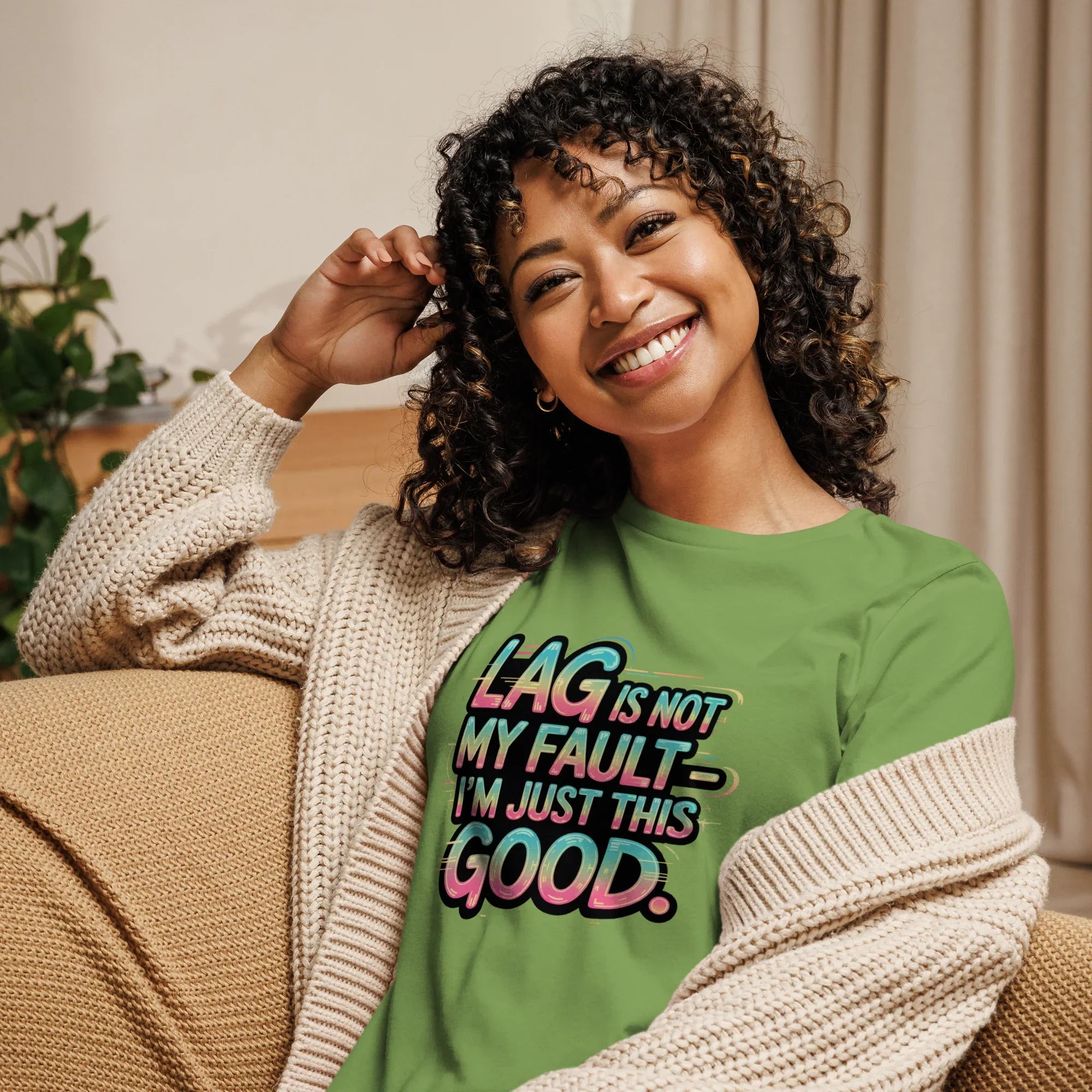 Lag Is Not My Fault Shirt – Funny Gamer Girl Tee - RaZits