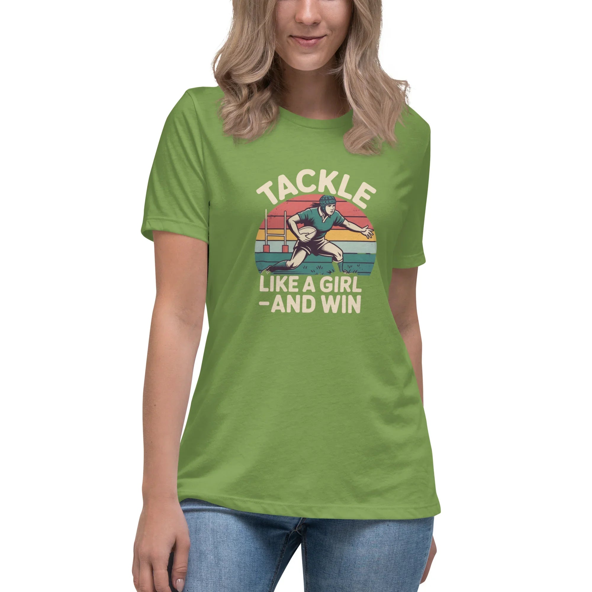 Tackle Like a Girl Tee – Win Bold Rugby Style - RaZits